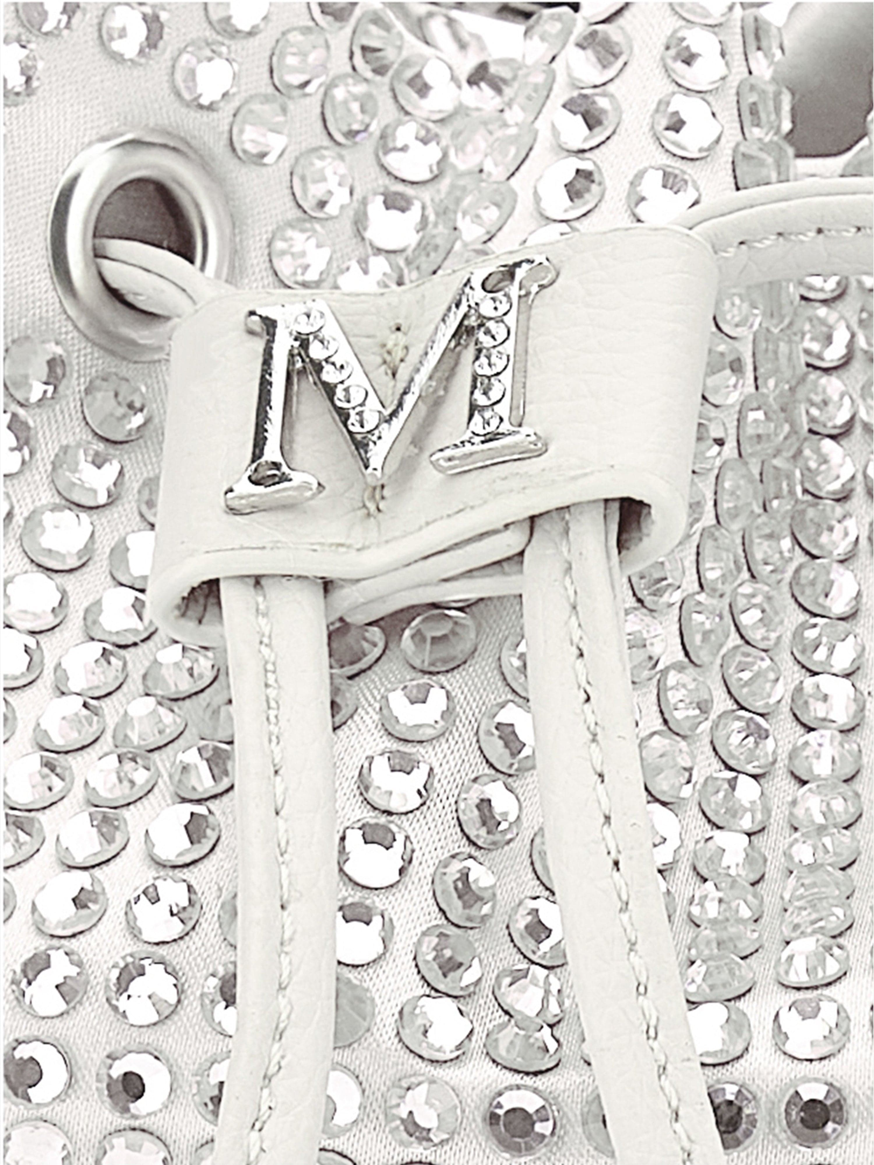 Girls Diamante Bucket Bag in Ivory (H:17cm C: 52cm)