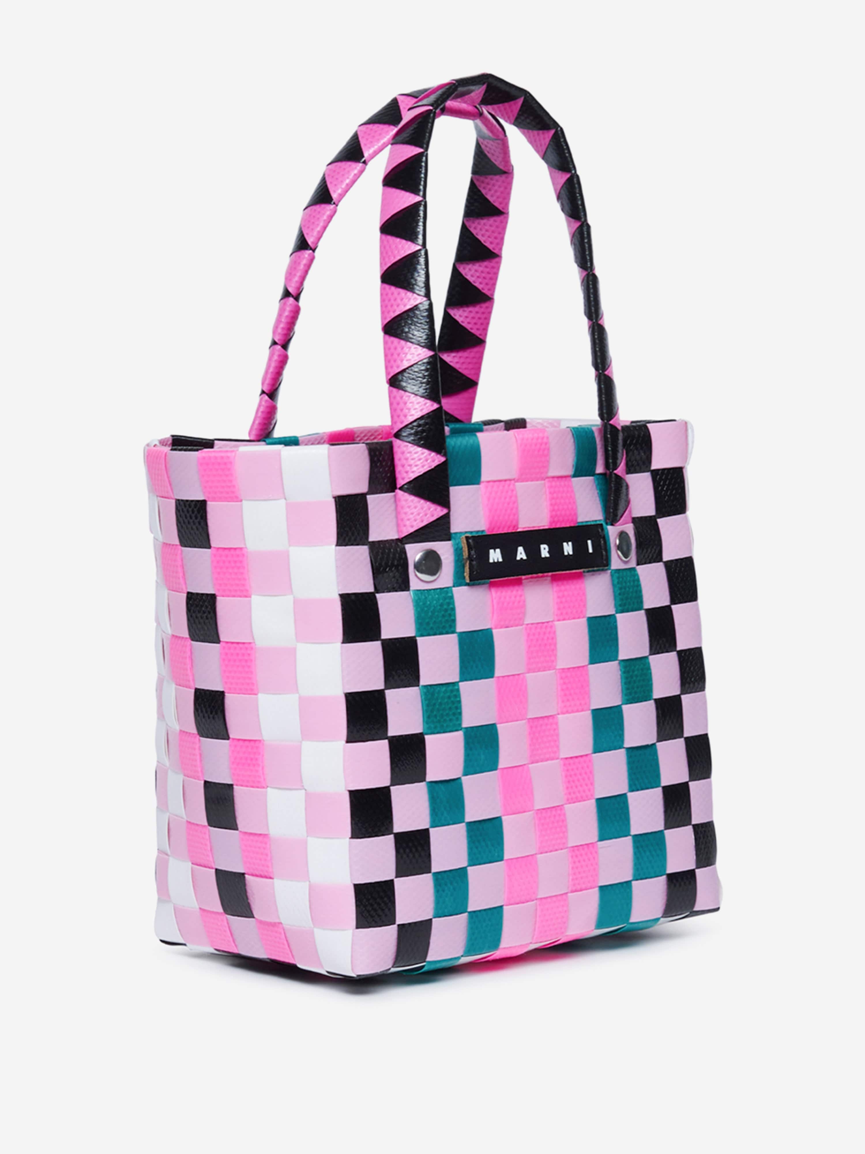 Girls Micro Basket Bag in Multicolour (23cm)