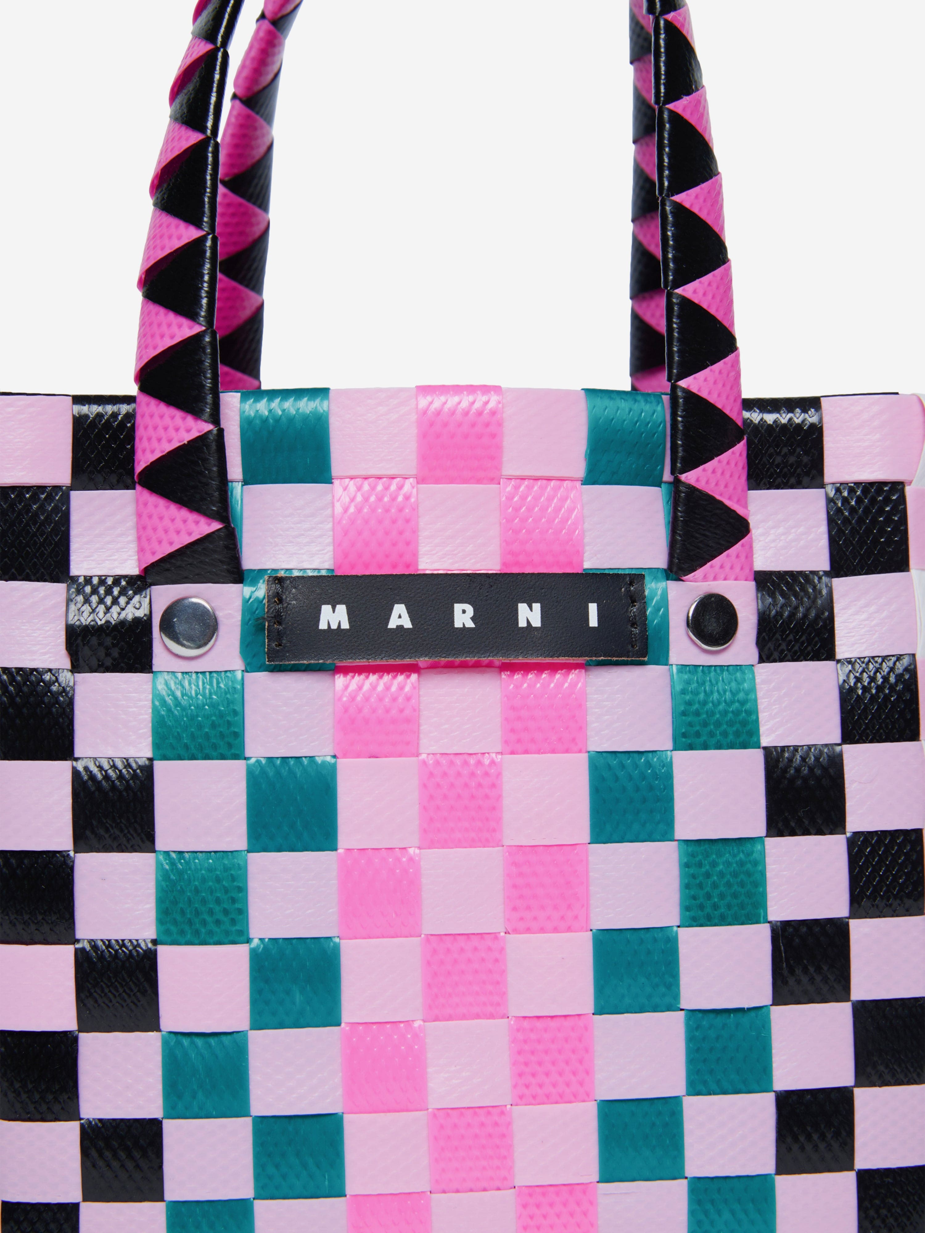Girls Micro Basket Bag in Multicolour (23cm)