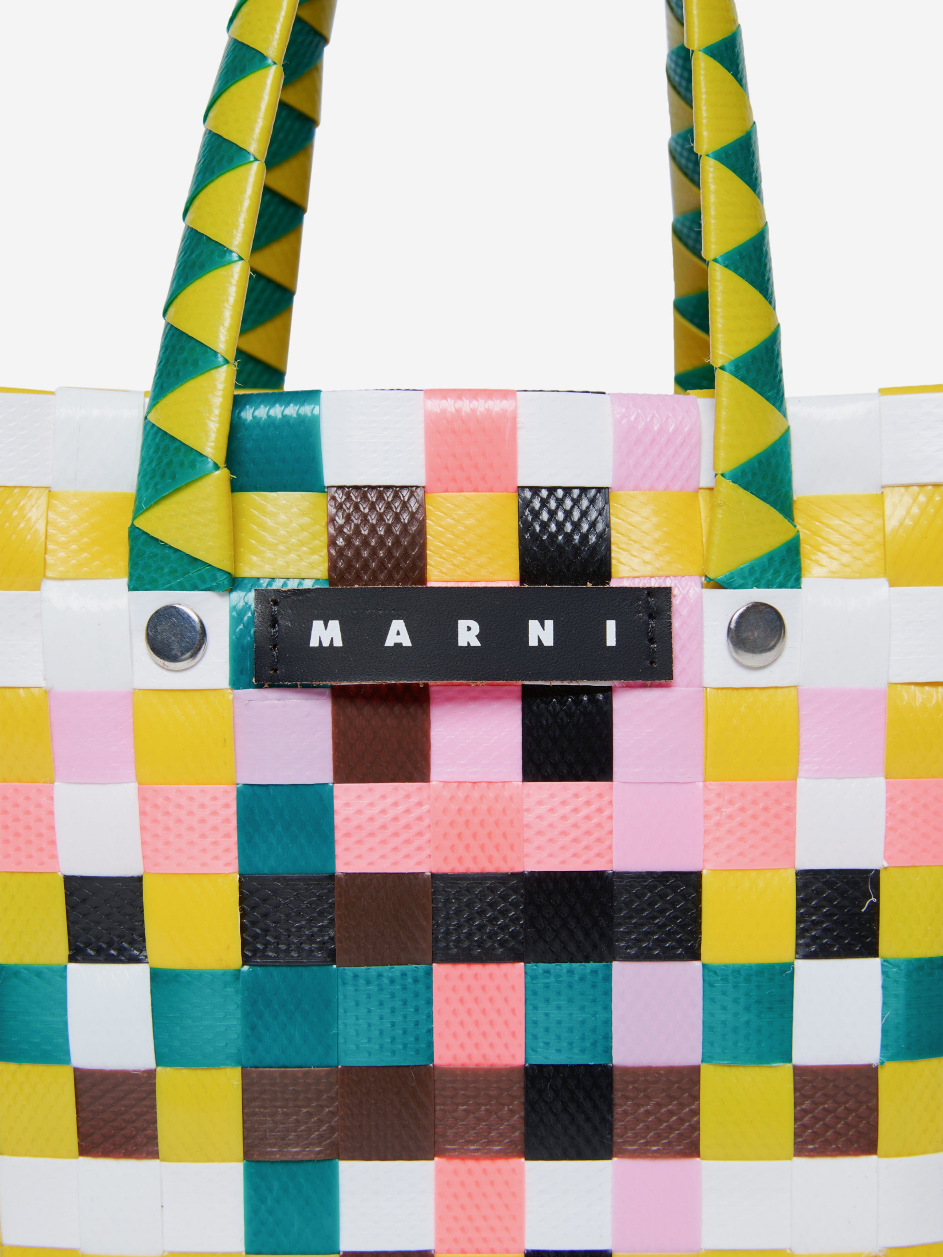 Girls Micro Basket Bag in Multicolour (23cm)
