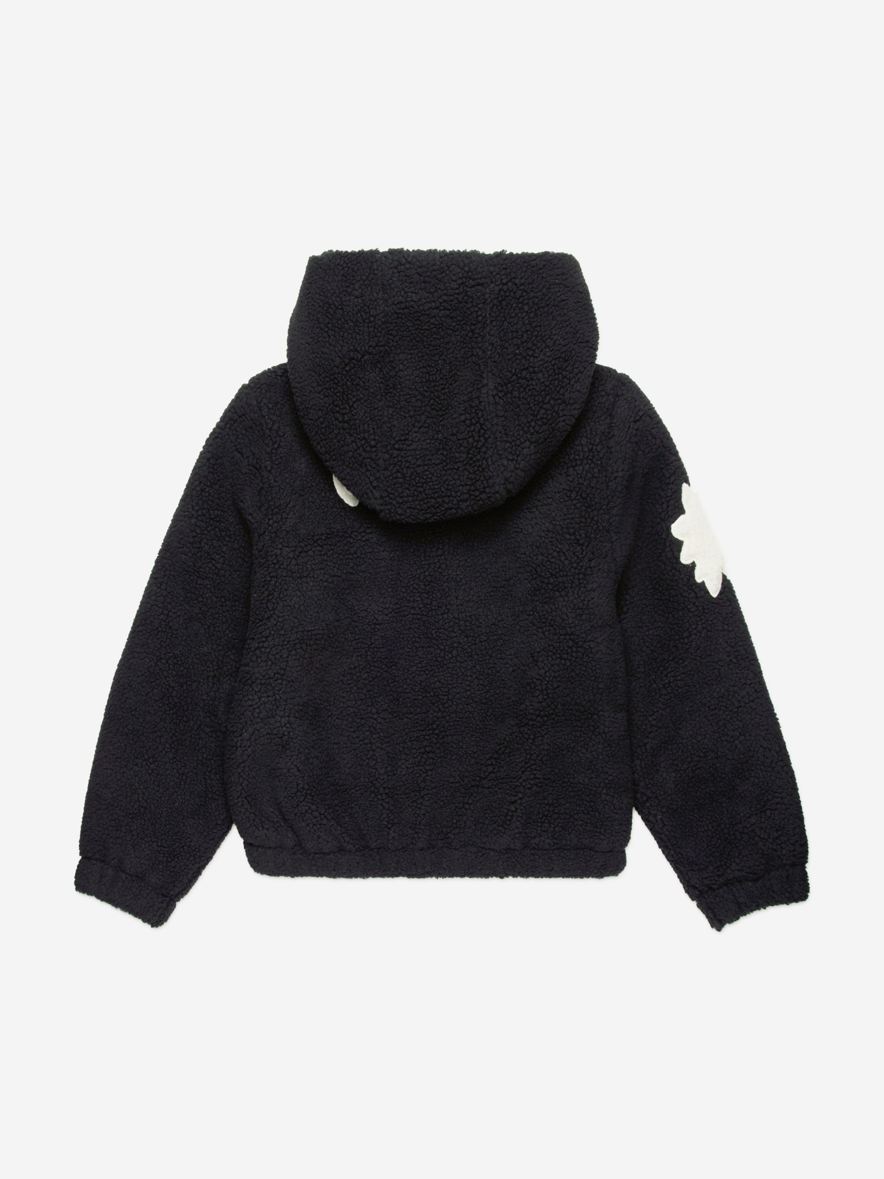 Girls Zip Up Jacket in Black