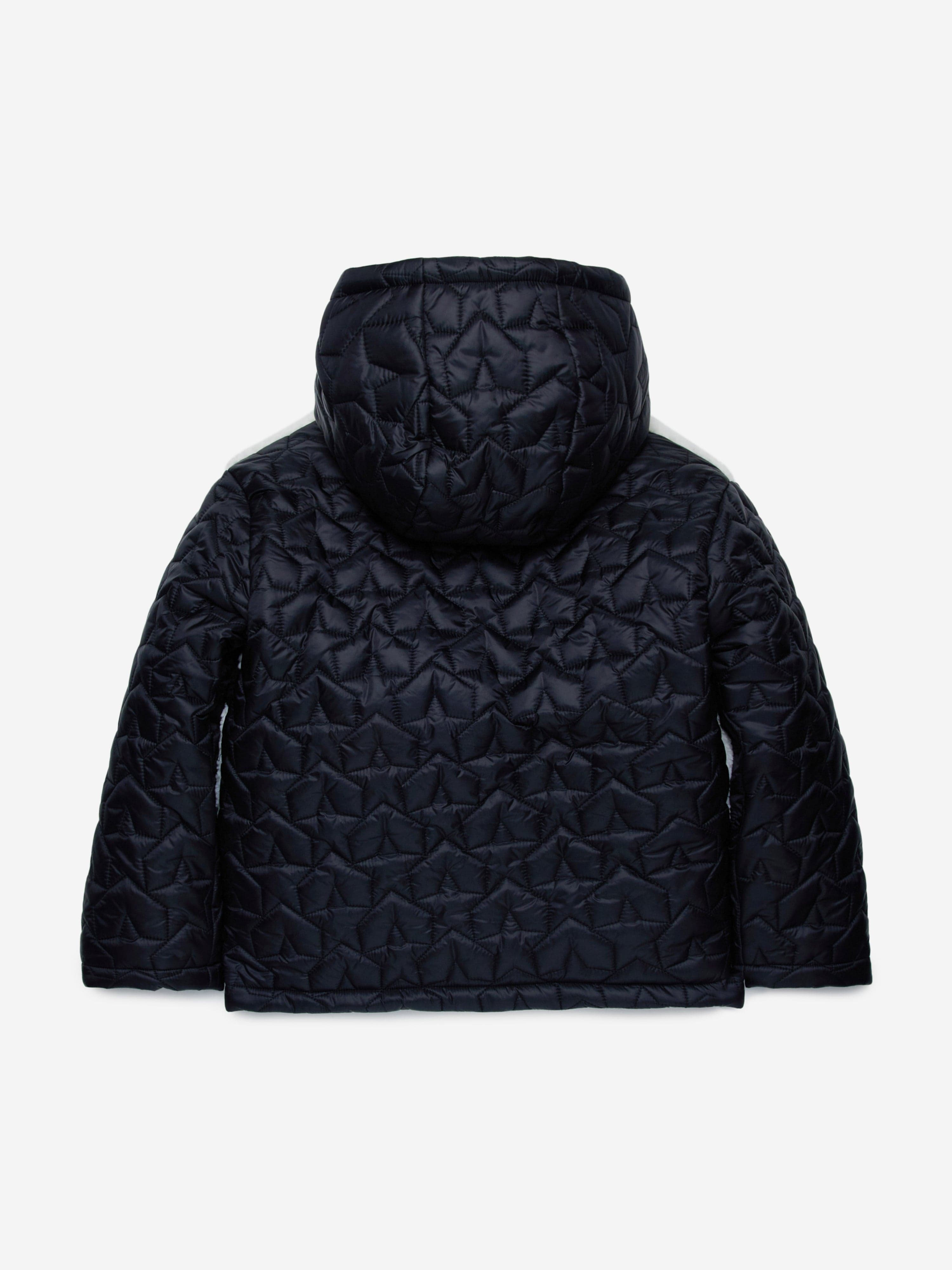 Kids Quilted Jacket in Black