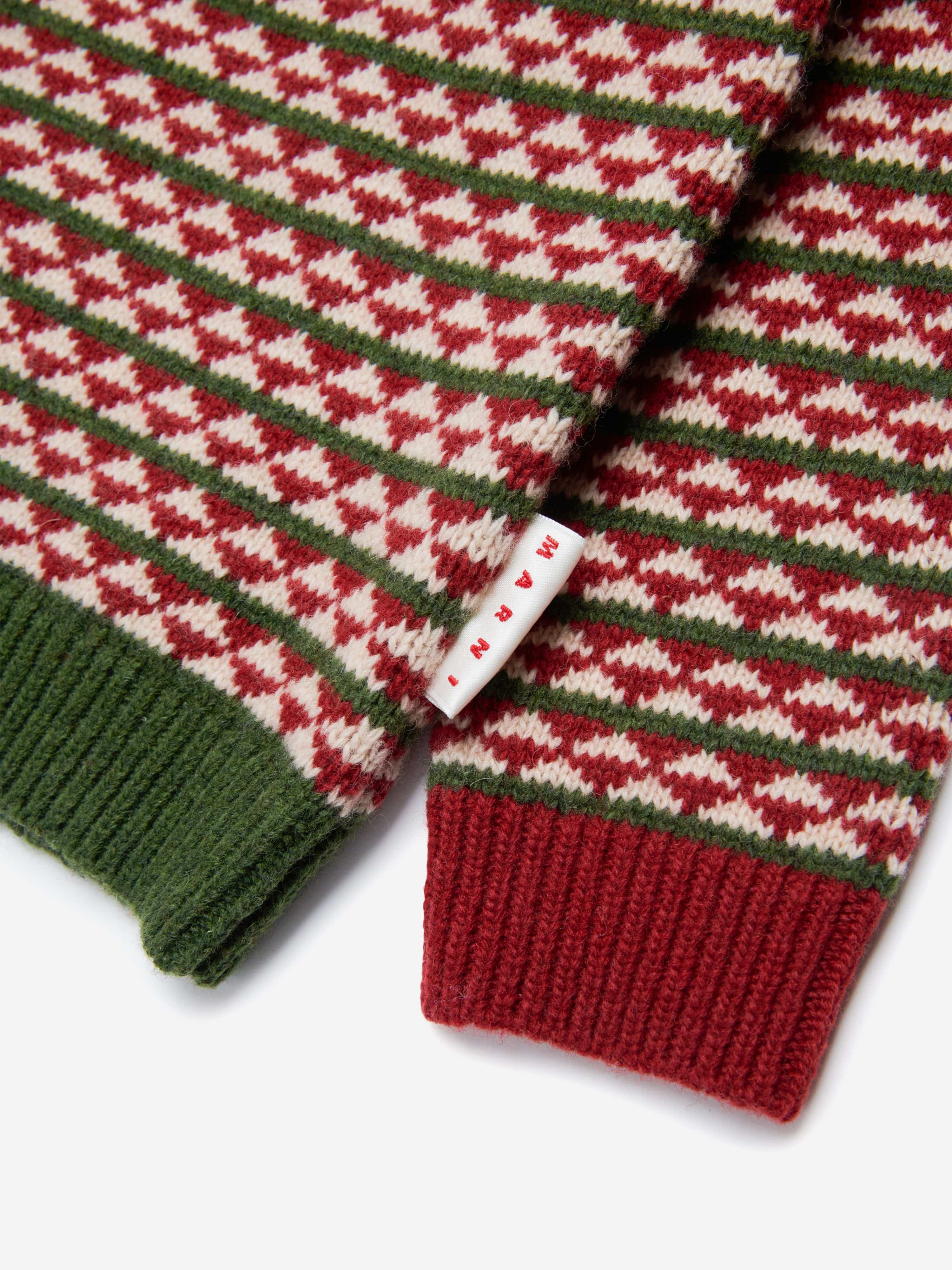 Kids Wool Knitted Jumper in Red