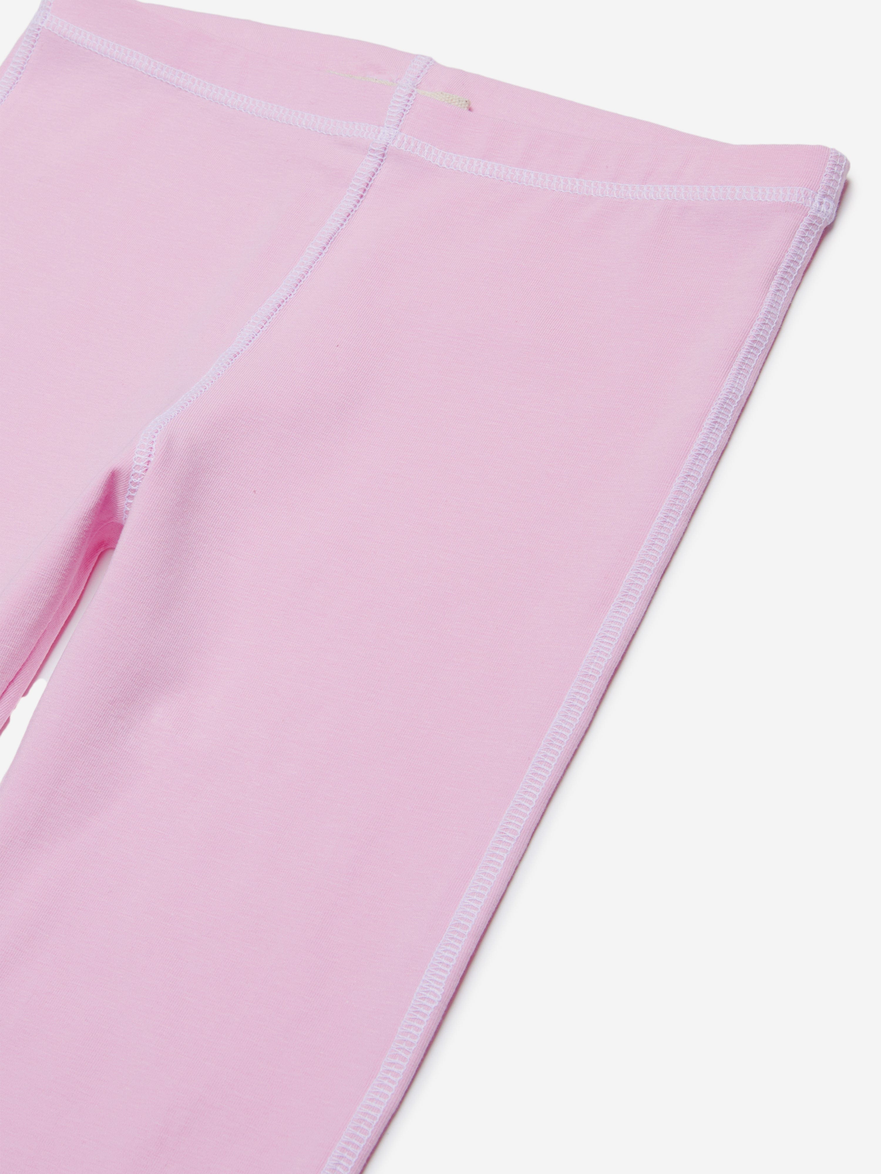 Girls Cotton Trousers in Pink