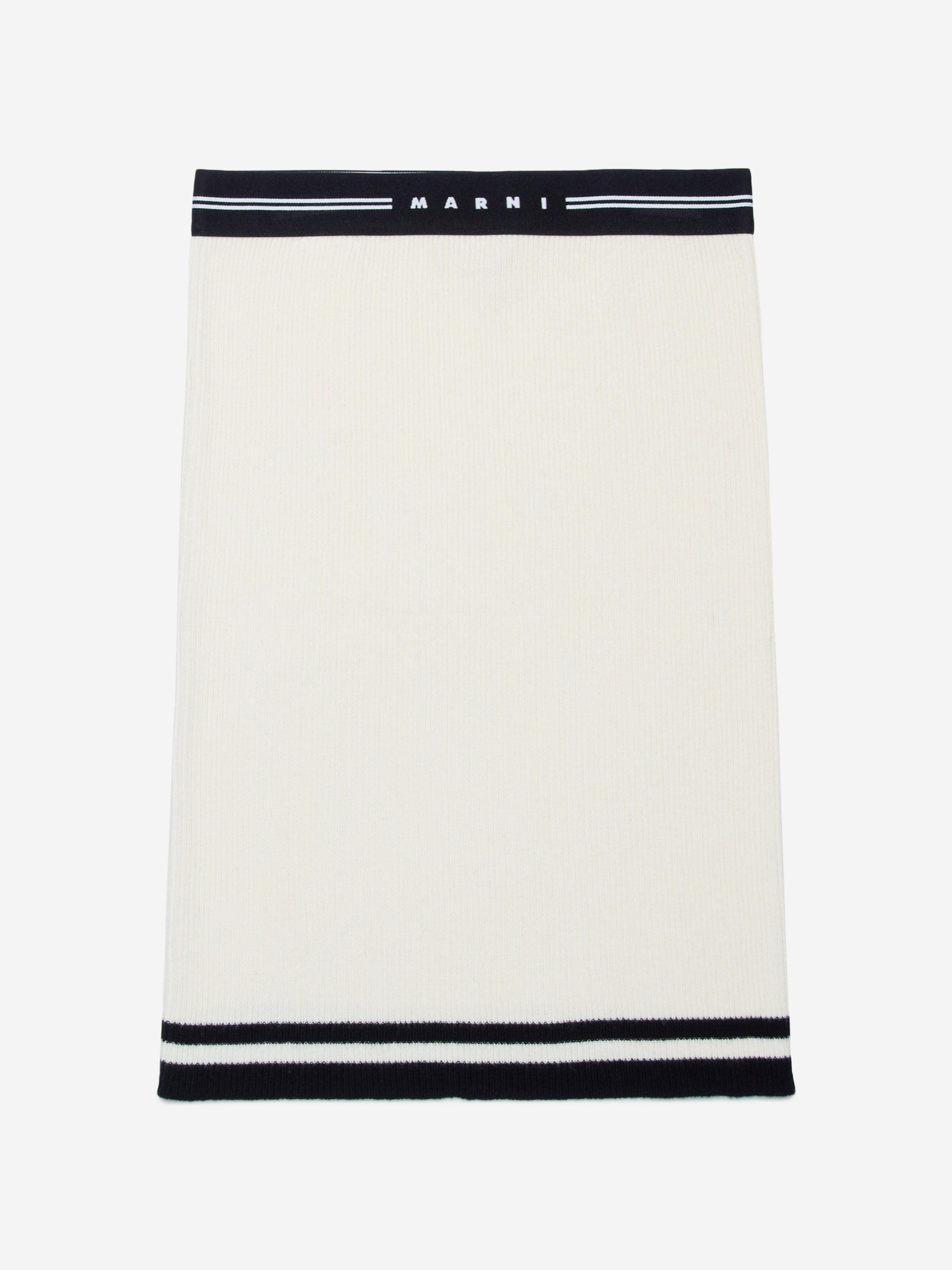 Girls Cashmere Skirt in Ivory