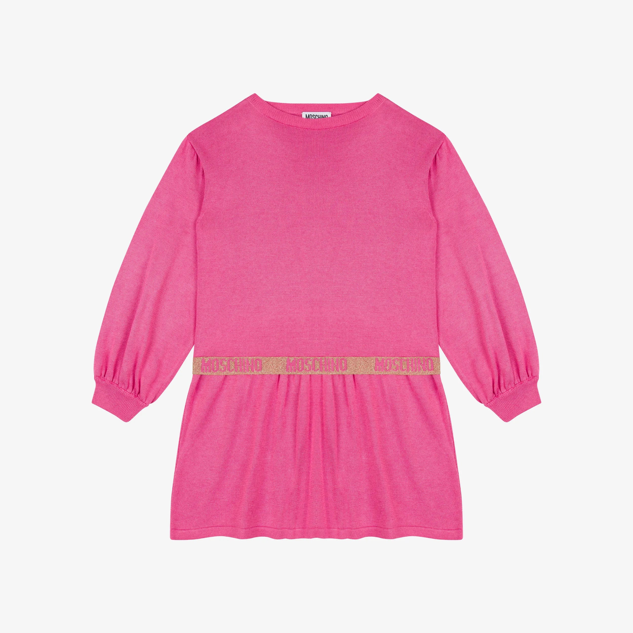 Girls Pink Logo Dress