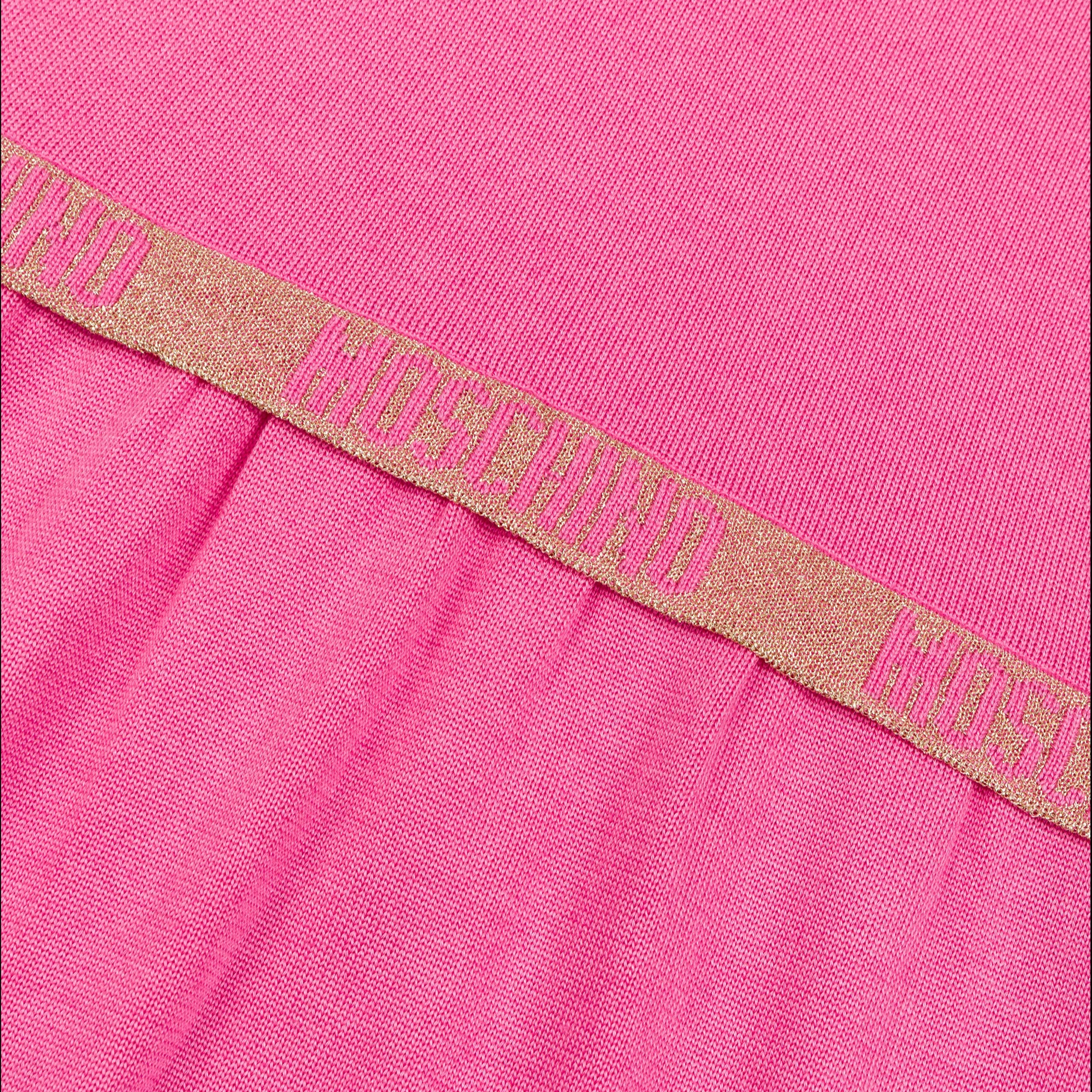 Girls Pink Logo Dress