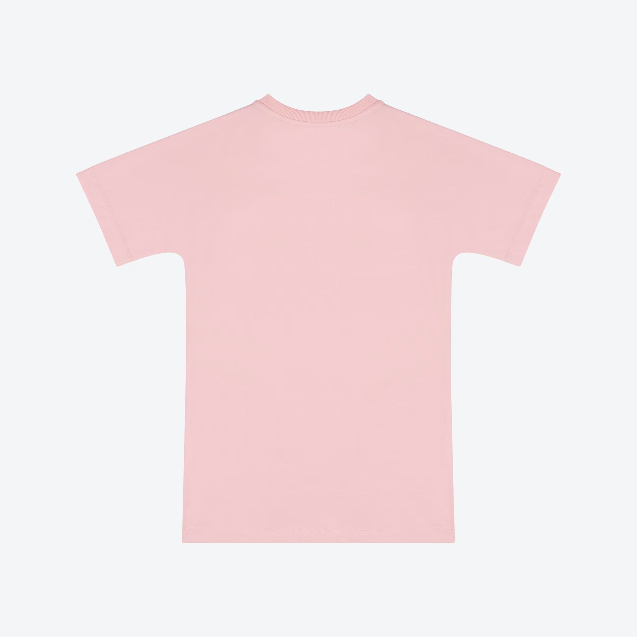 Girls Pink Logo Cotton Dress