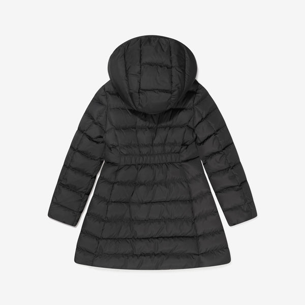 Girls Black "CHARPAL" Padded Down Coat