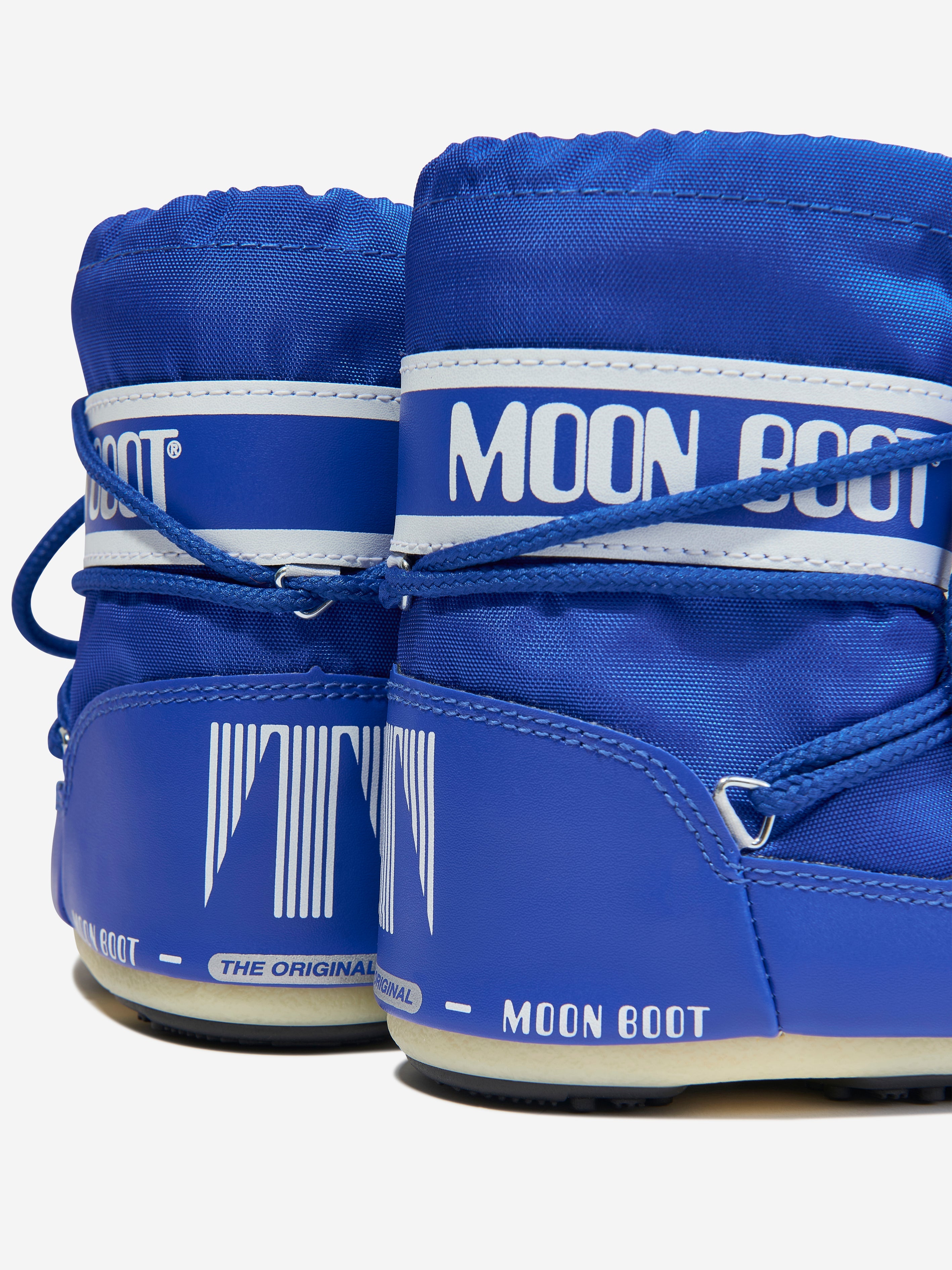 Baby Icon Mini Nylon Snow Boots in Blue