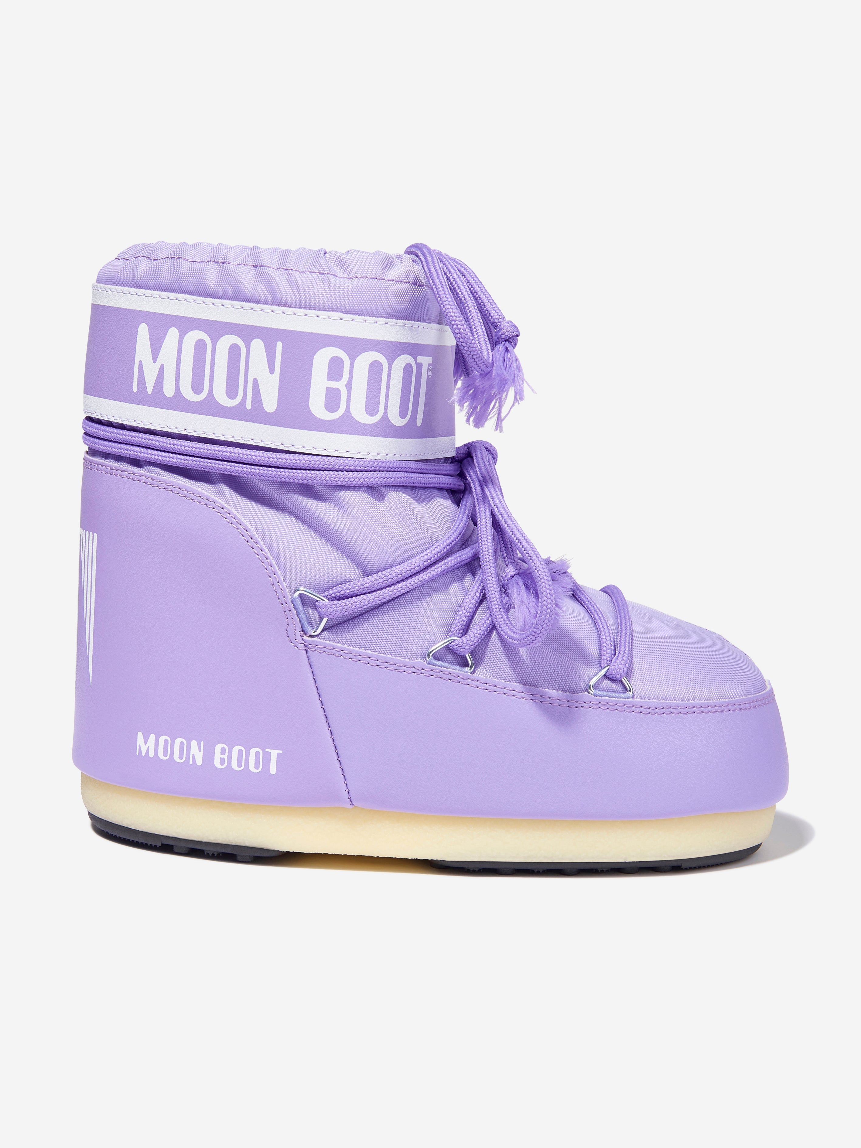 Kids Icon Low Nylon Snow Boots in Purple