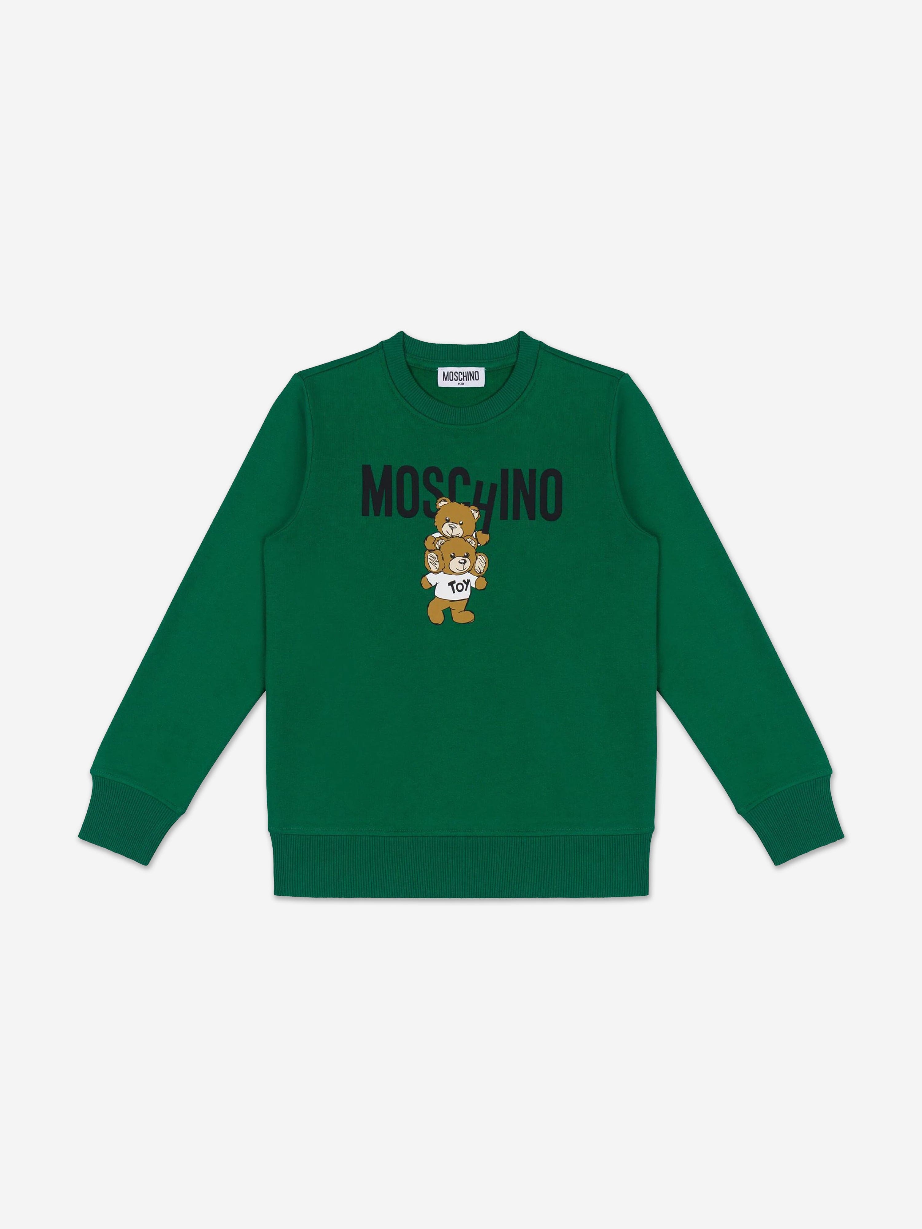 Kids Bear Logo Sweatshirt in Green