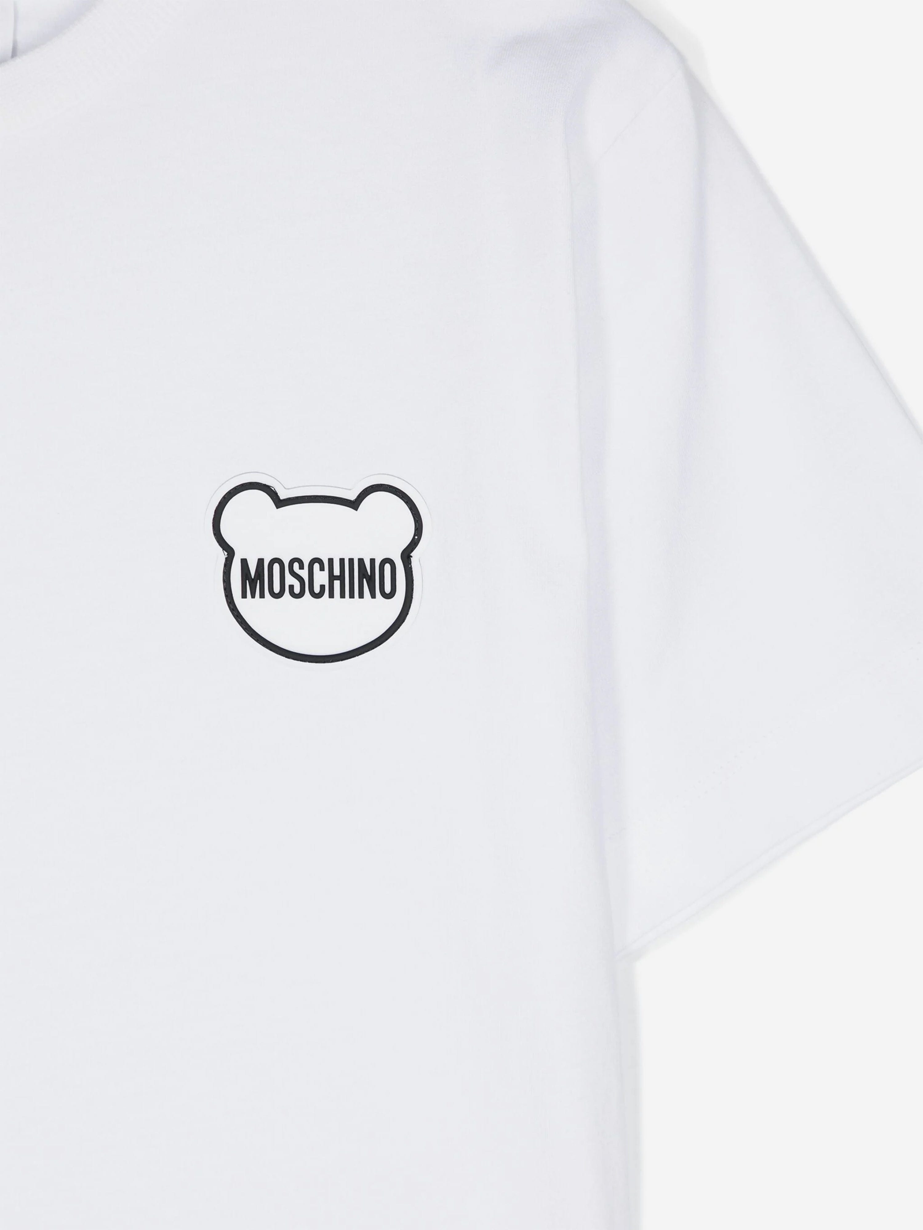 Kids Bear Logo T-Shirt in White