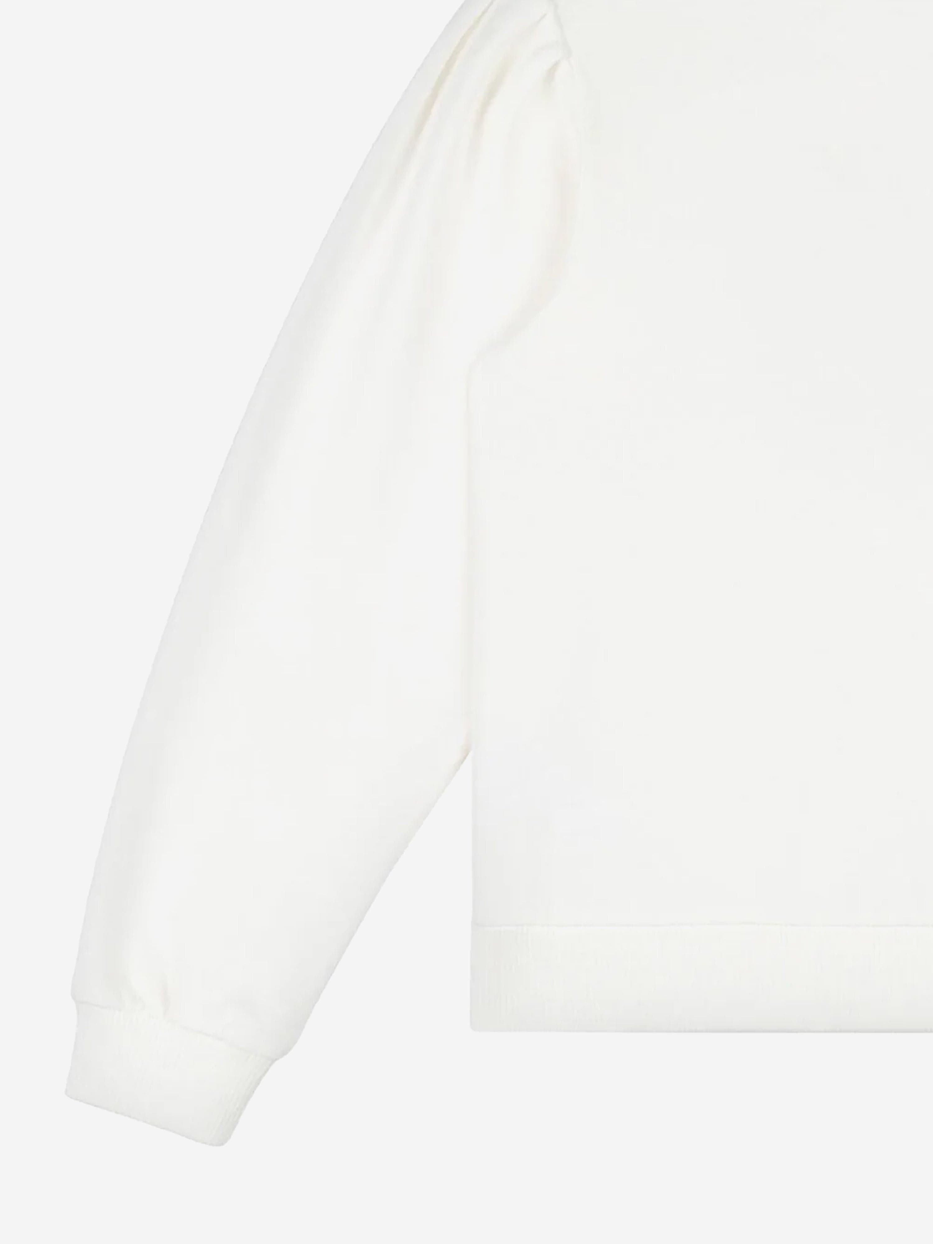 Girls Heart Logo Sweatshirt in Ivory