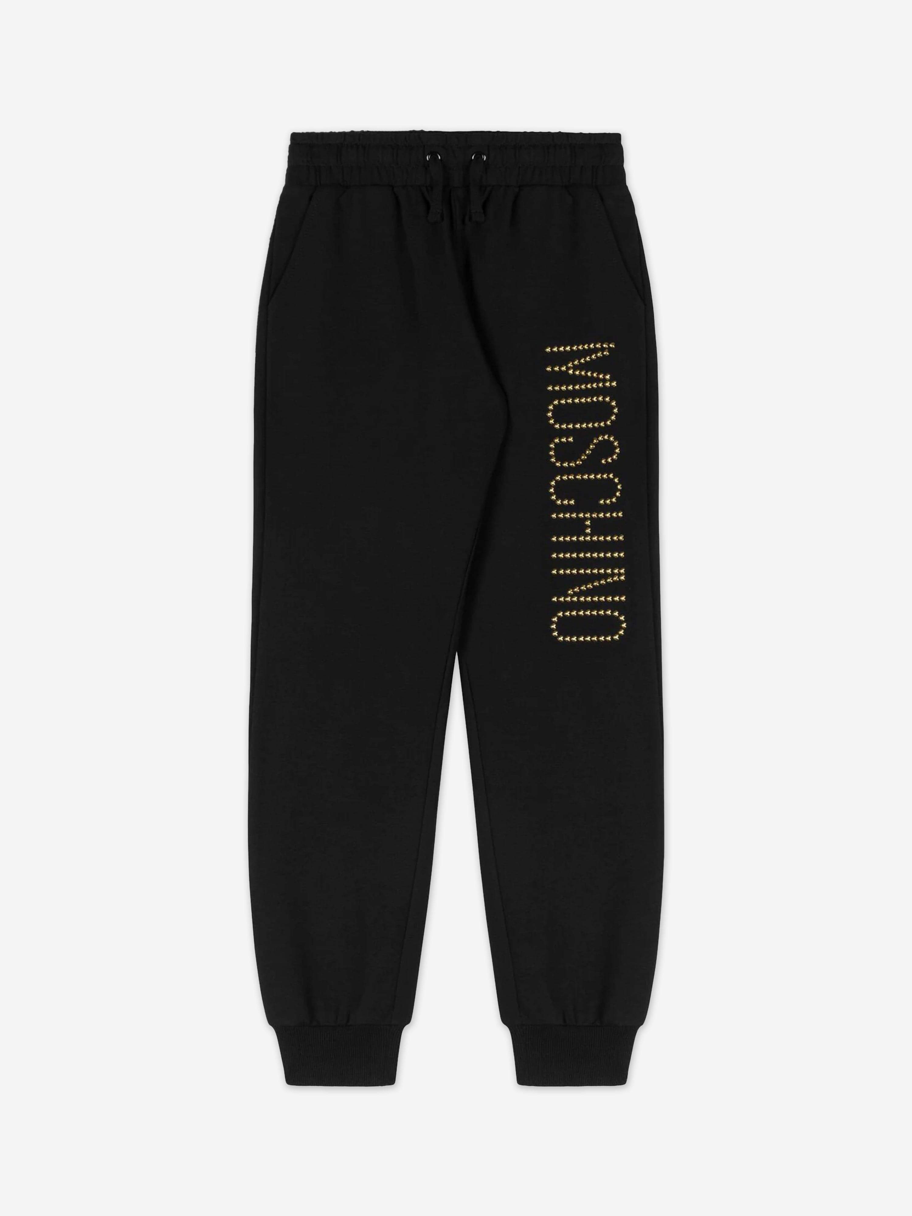 Girls Logo Tracksuit in Black