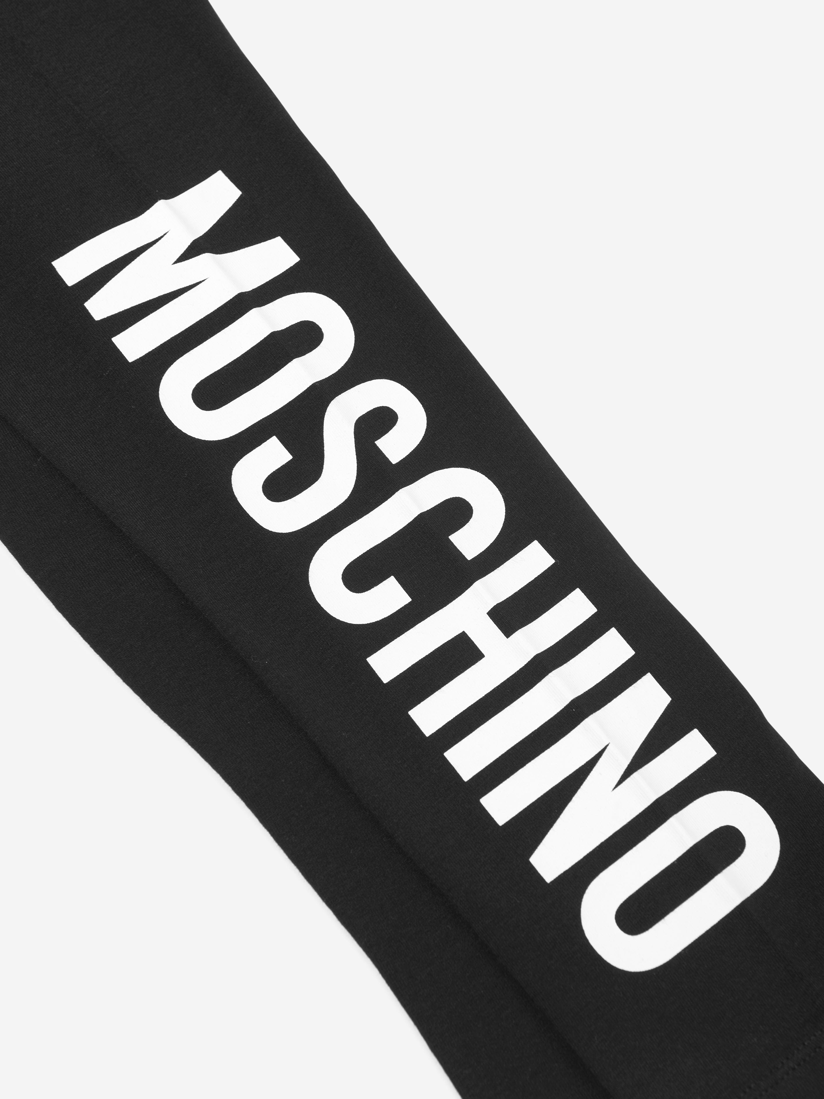 Moschino Girls Logo Leggings in Black