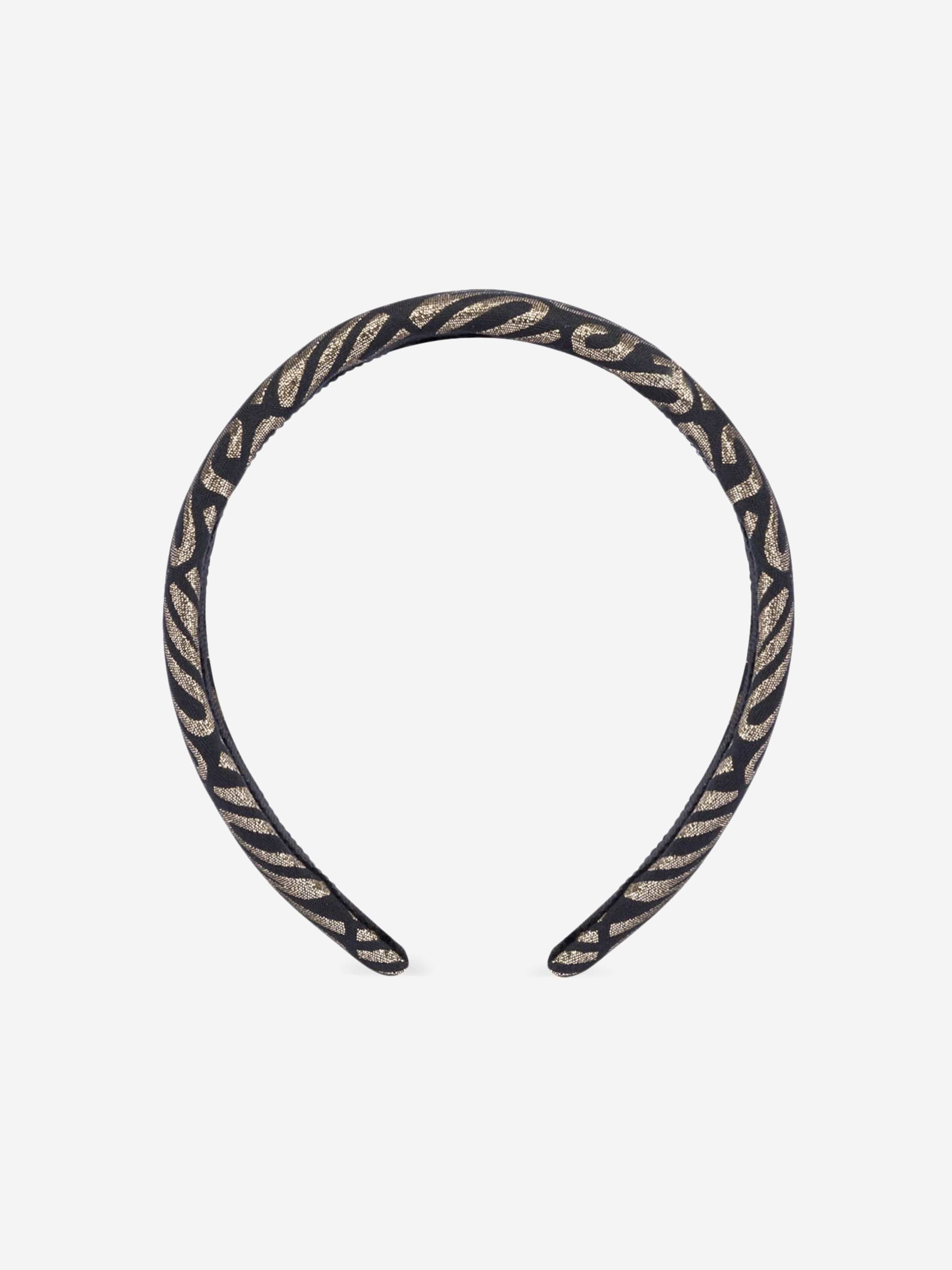 Girls All Over Logo Headband in Gold