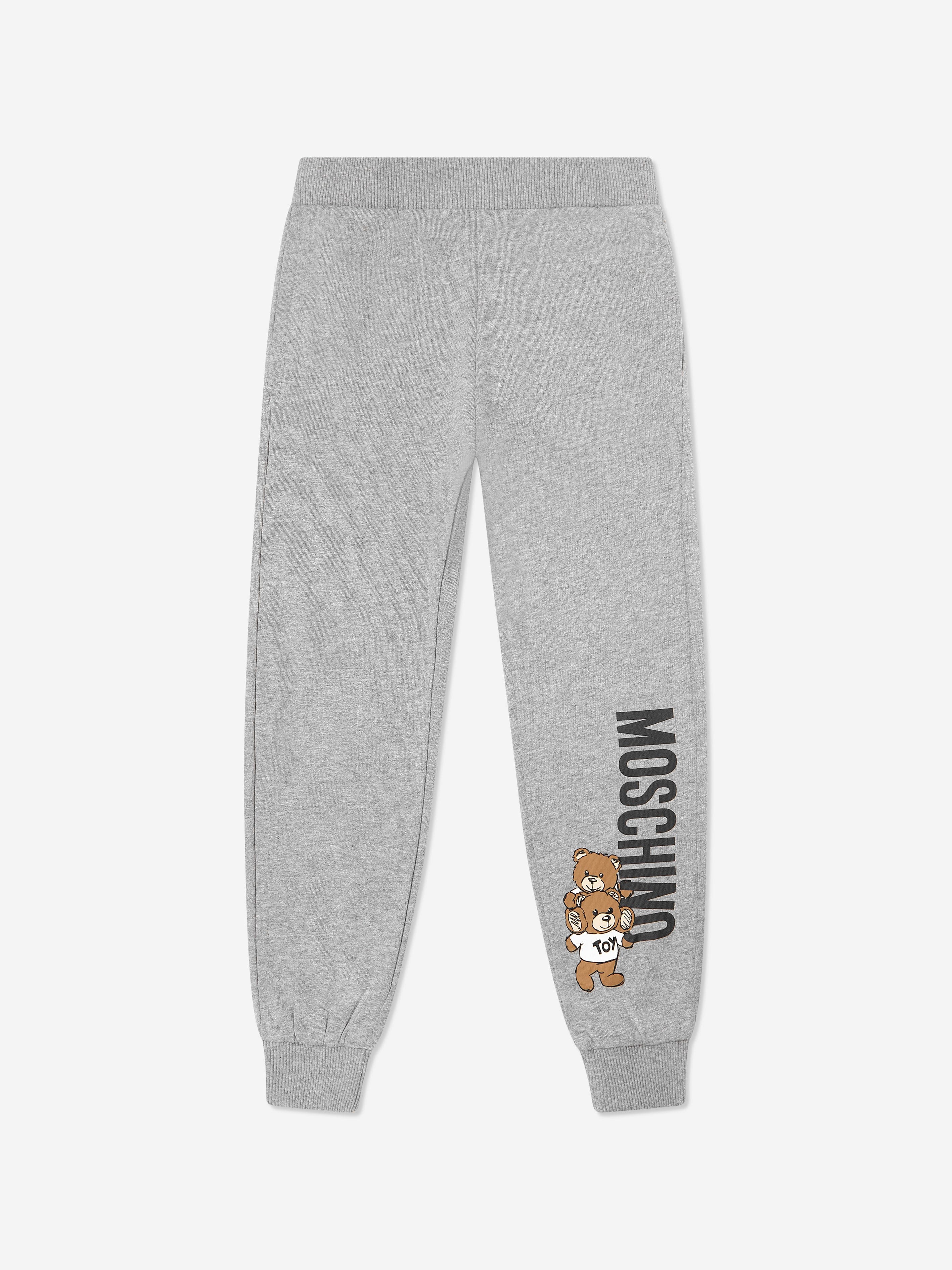 Kids Teddy Bear Logo Tracksuit in Grey