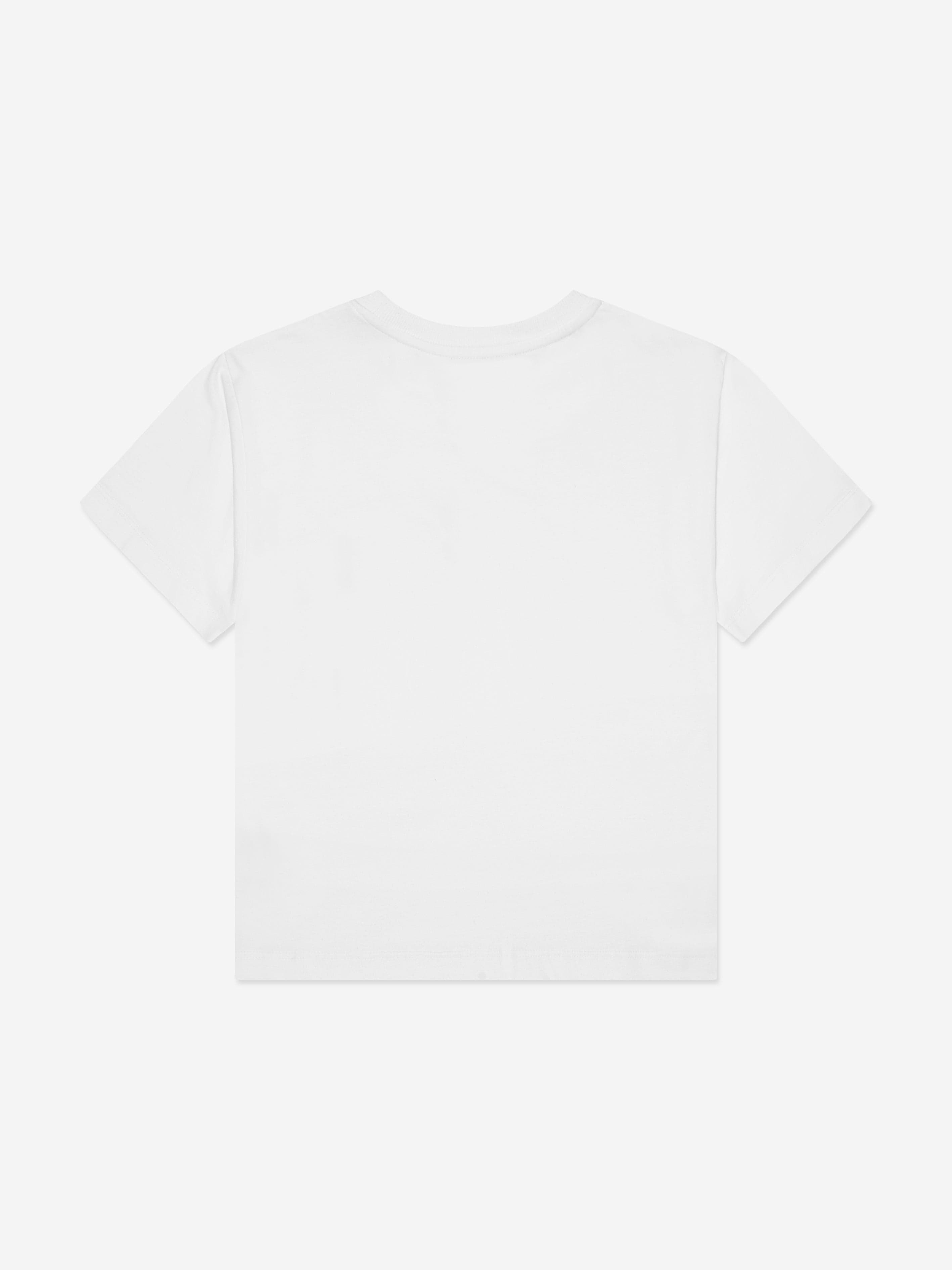 Kids Logo Pocket T-Shirt in White