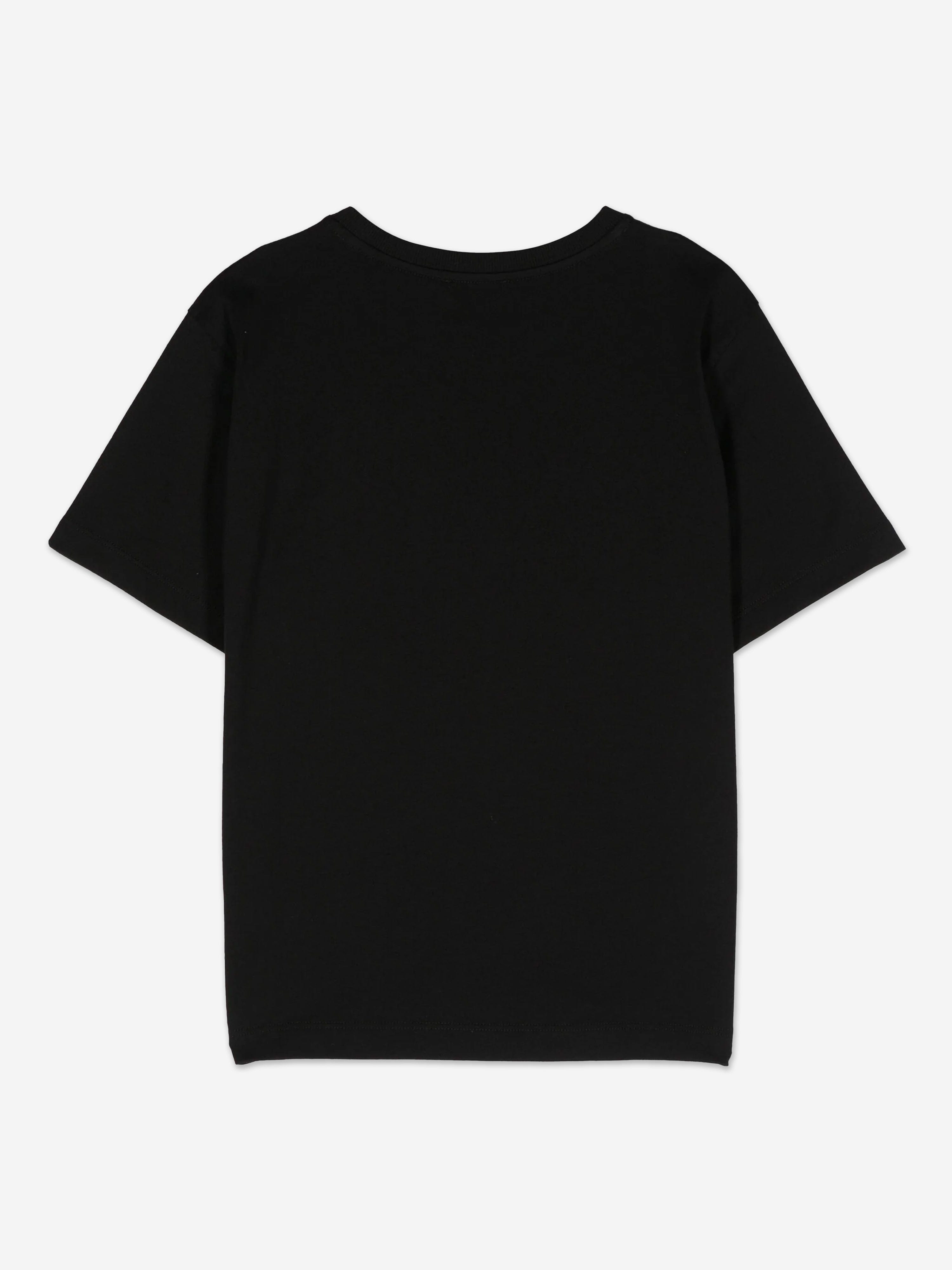 Moschino Kids Logo Pocket T-Shirt in Black