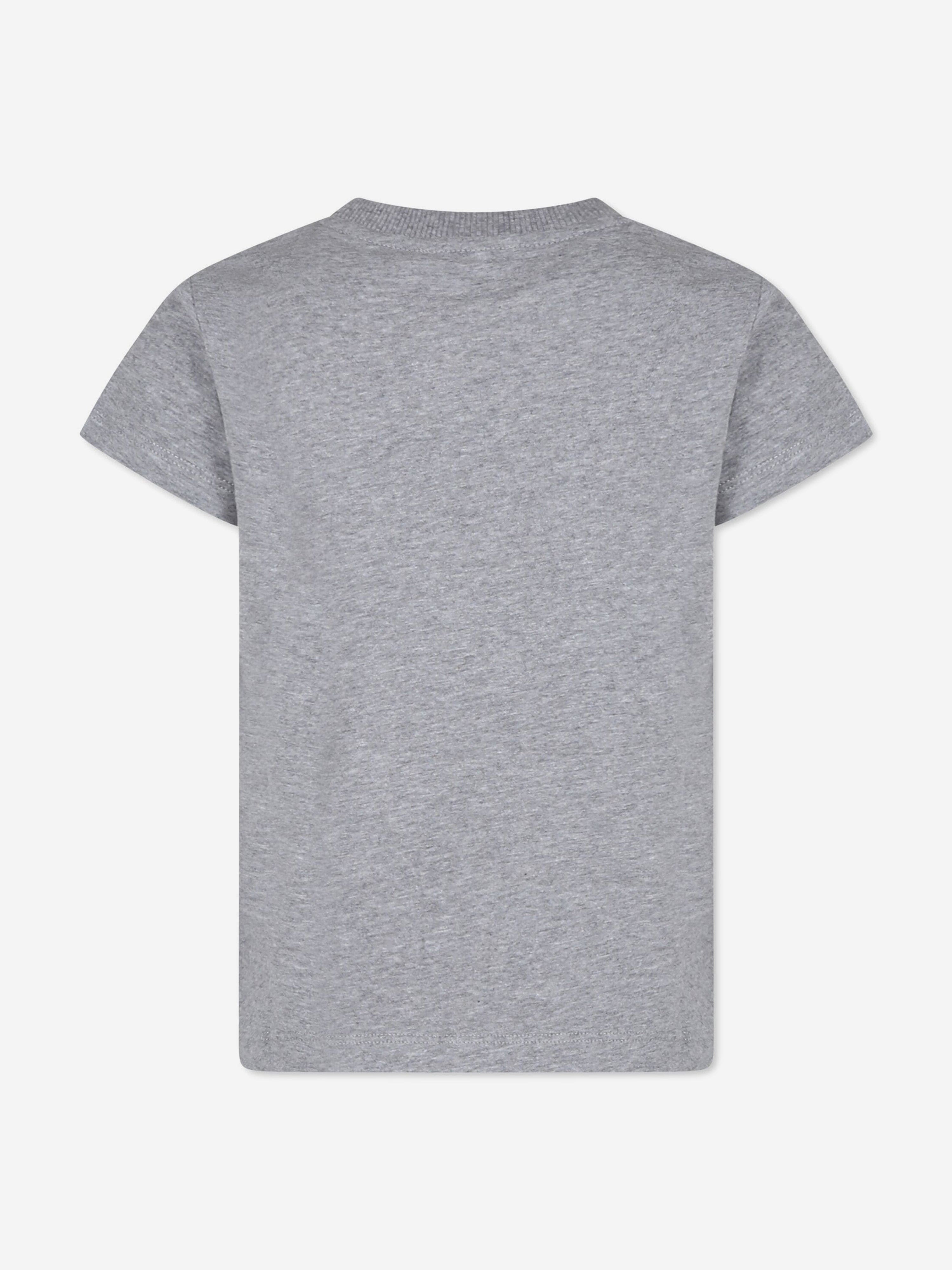 Moschino Kids Teddy Bear Logo T-Shirt in Grey