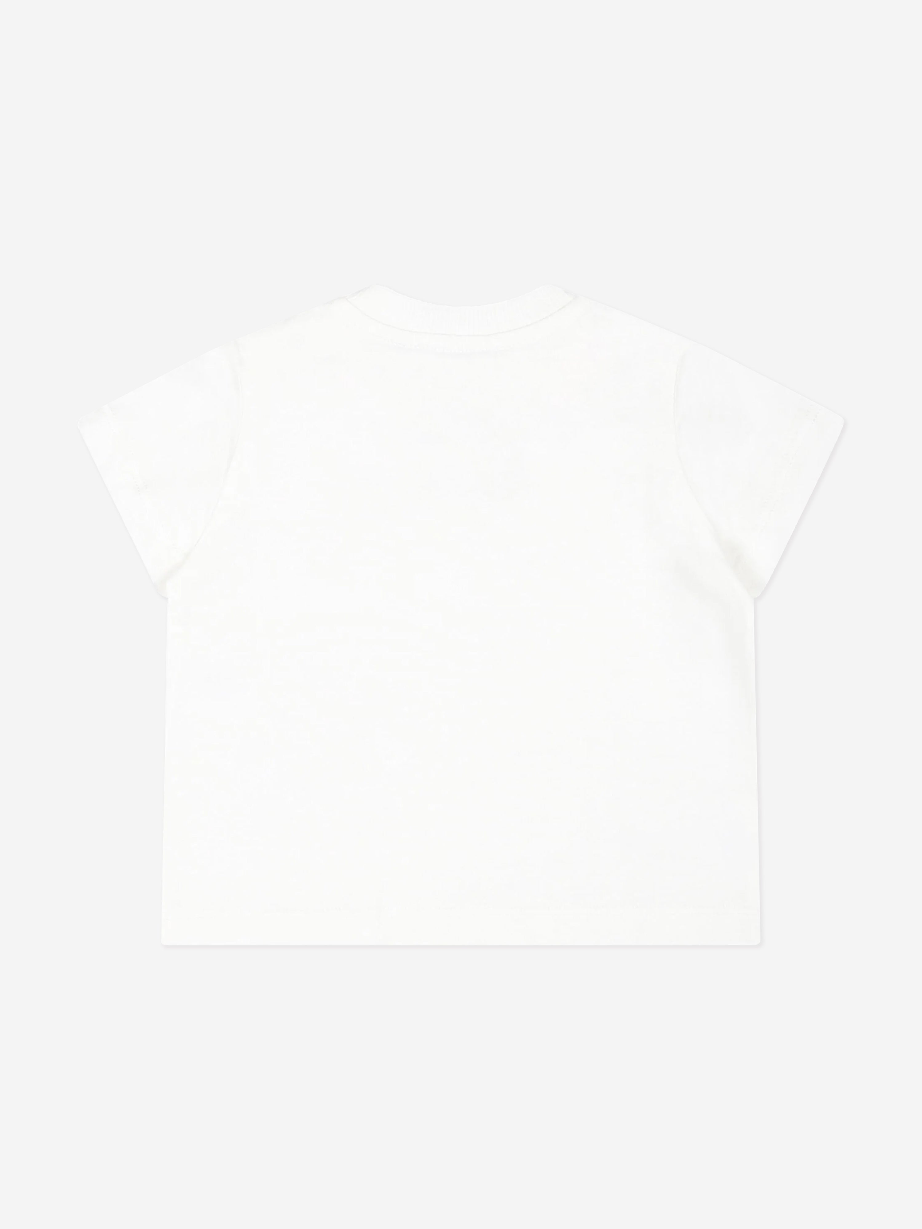 Moschino Baby Bear Logo T-Shirt in Ivory
