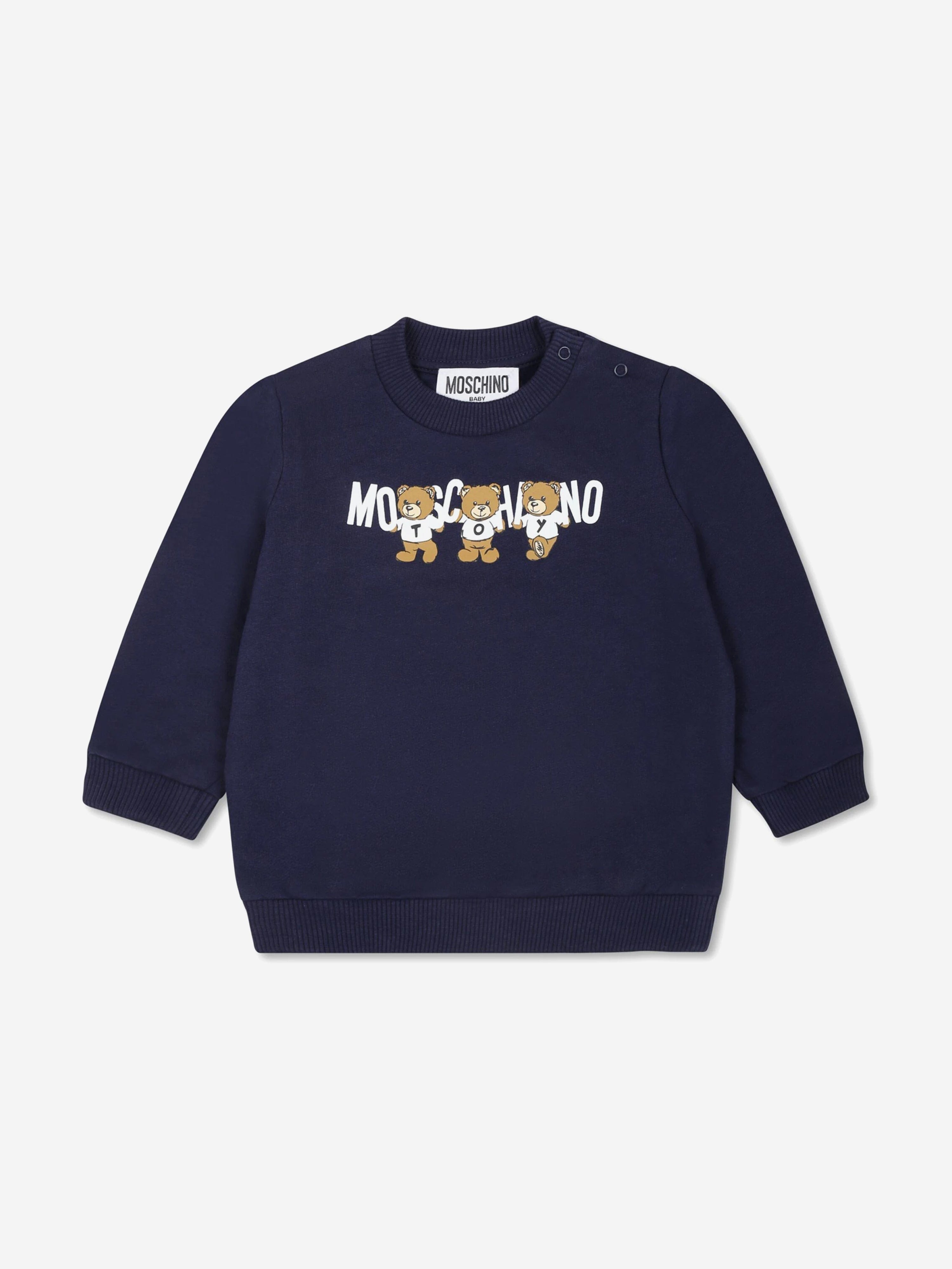 Baby Bear Logo Sweatshirt in Navy