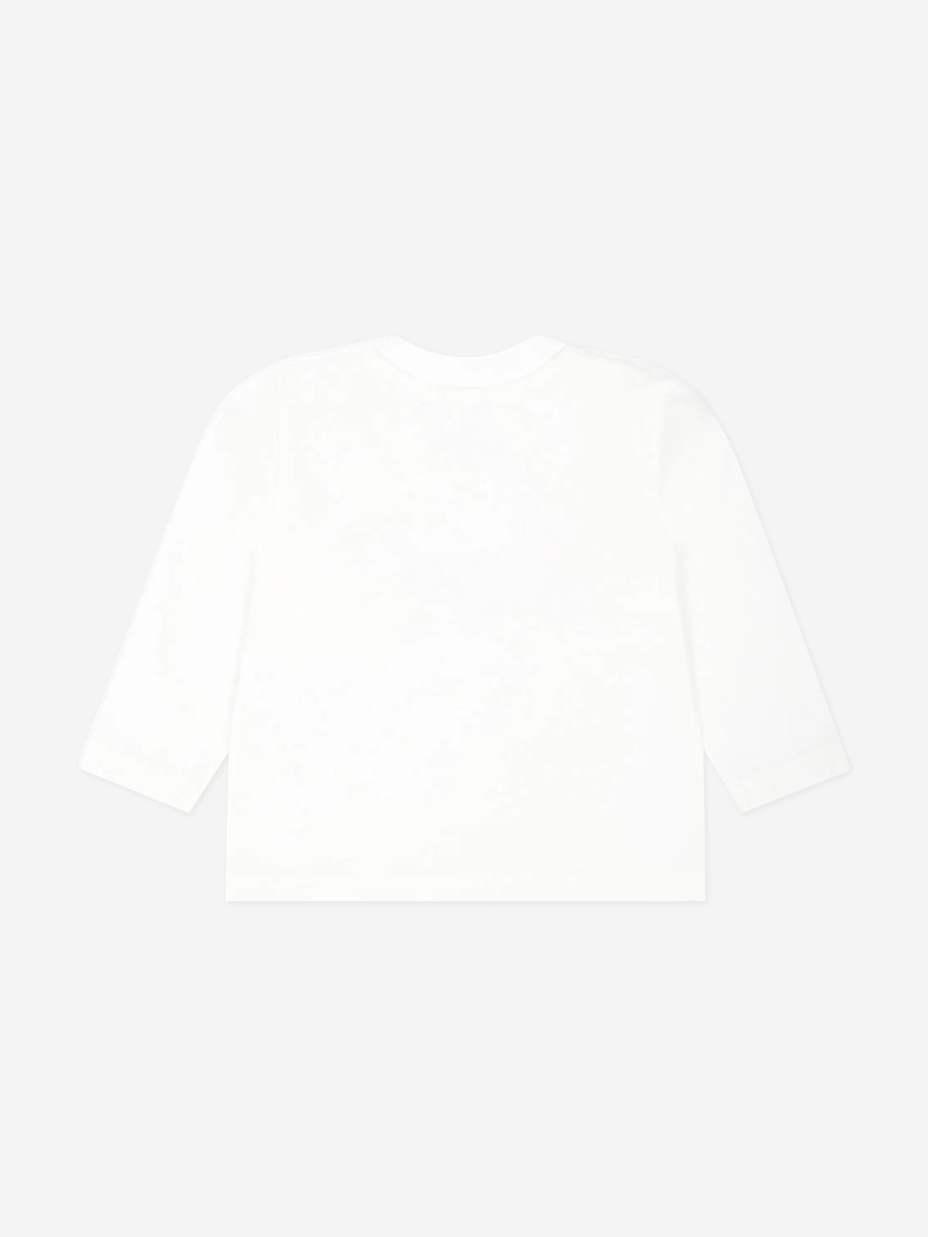 Baby Long Sleeve Logo T-Shirt in Ivory