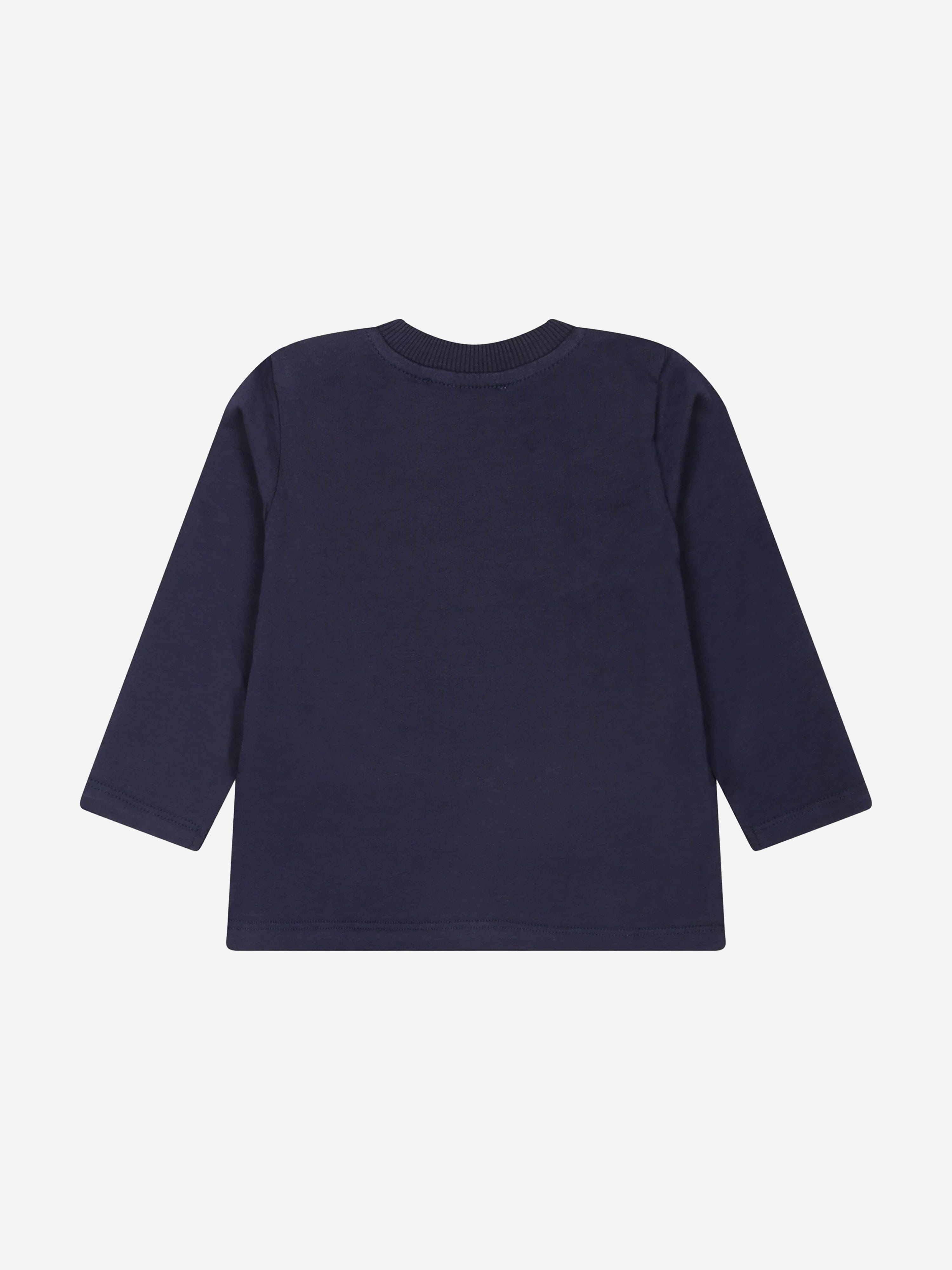 Baby Long Sleeve Logo T-Shirt in Navy