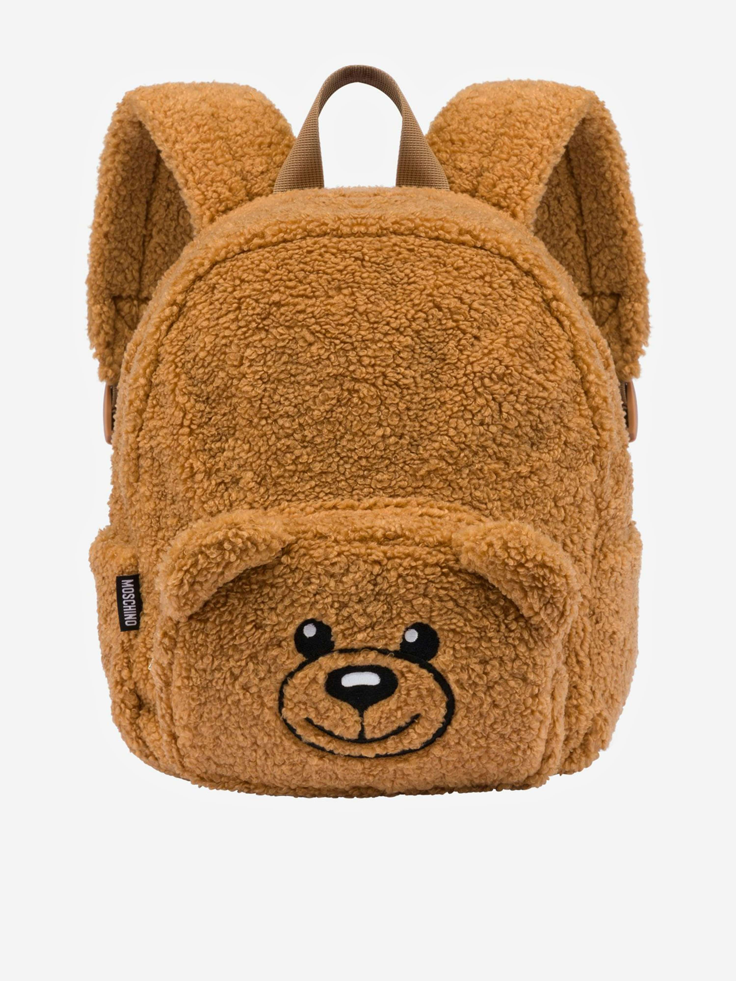 Kids Bear Backpack in Brown (25cm)