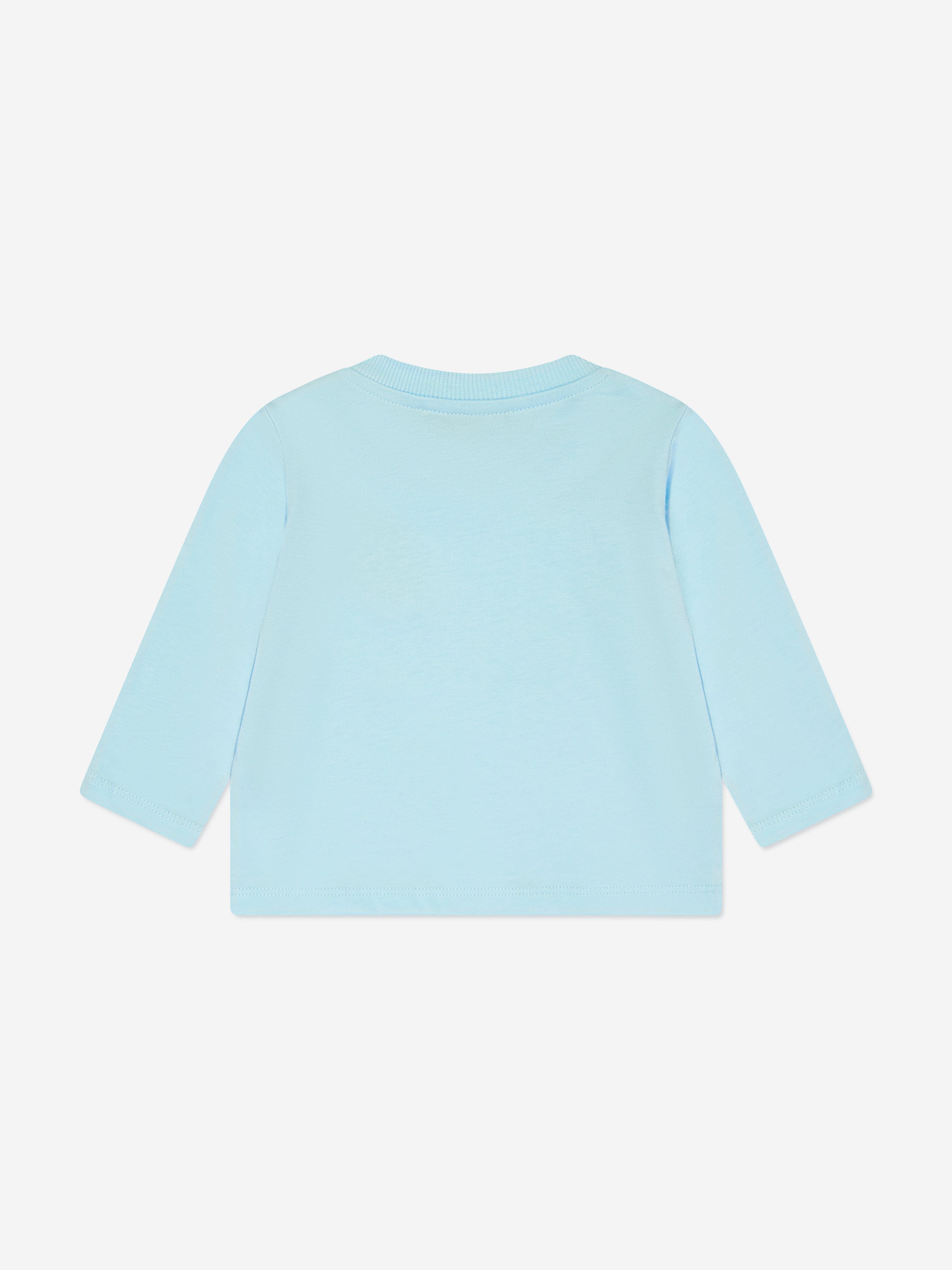Baby Long Sleeve Bear T-Shirt in Blue