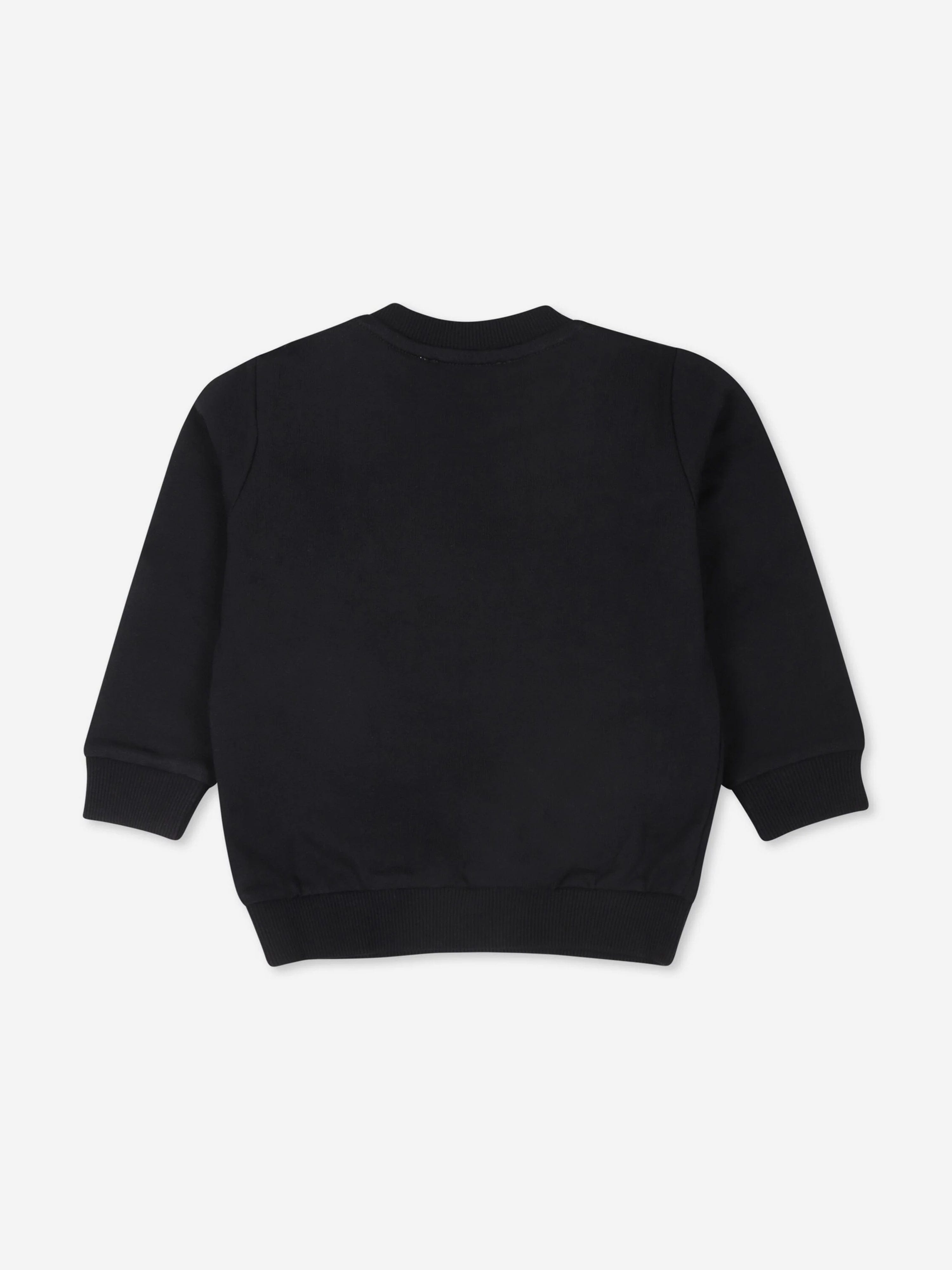 Baby Bear Logo Sweatshirt in Black