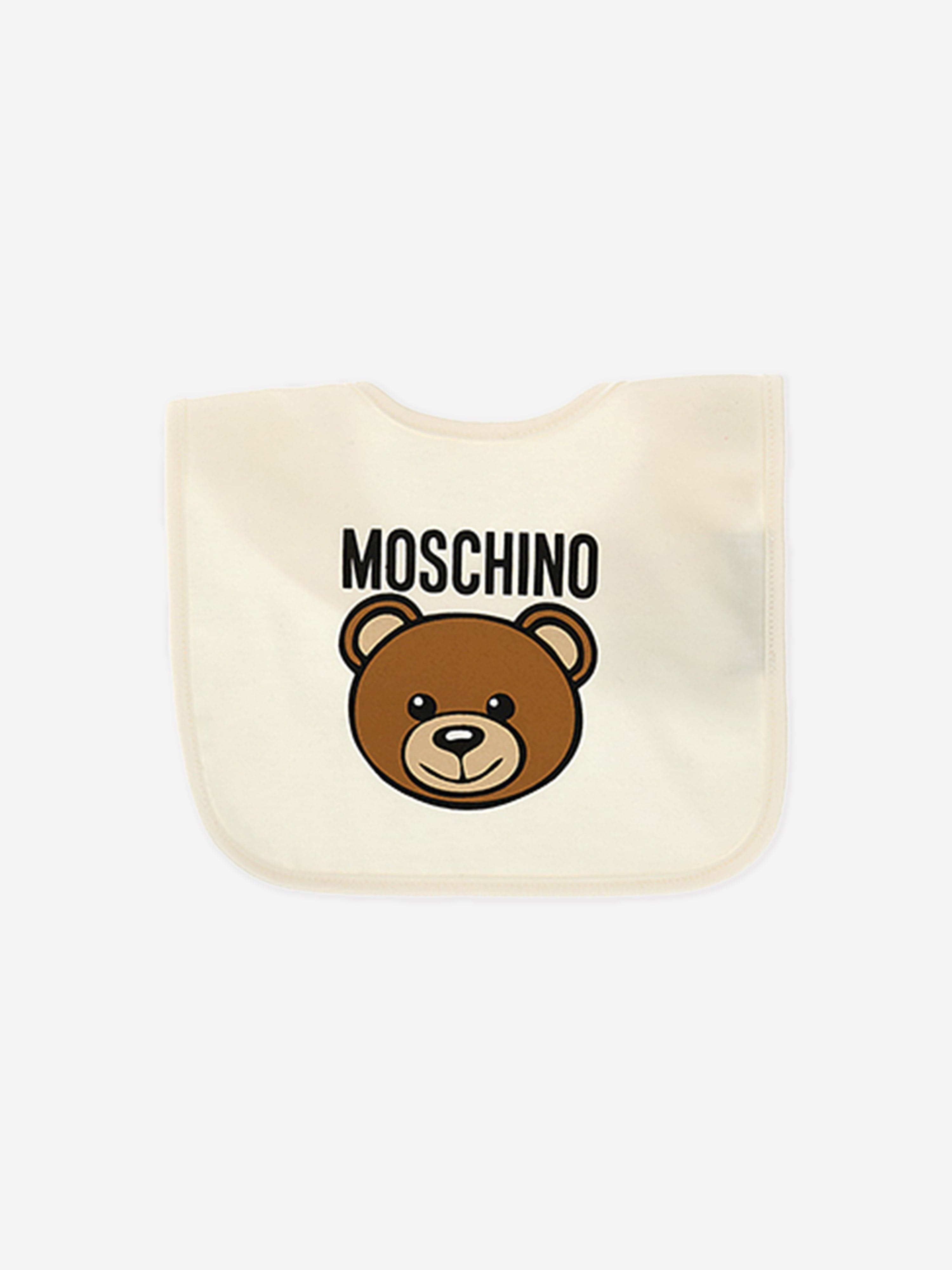 Baby Bear Logo Babygrow Gift Set in Ivory