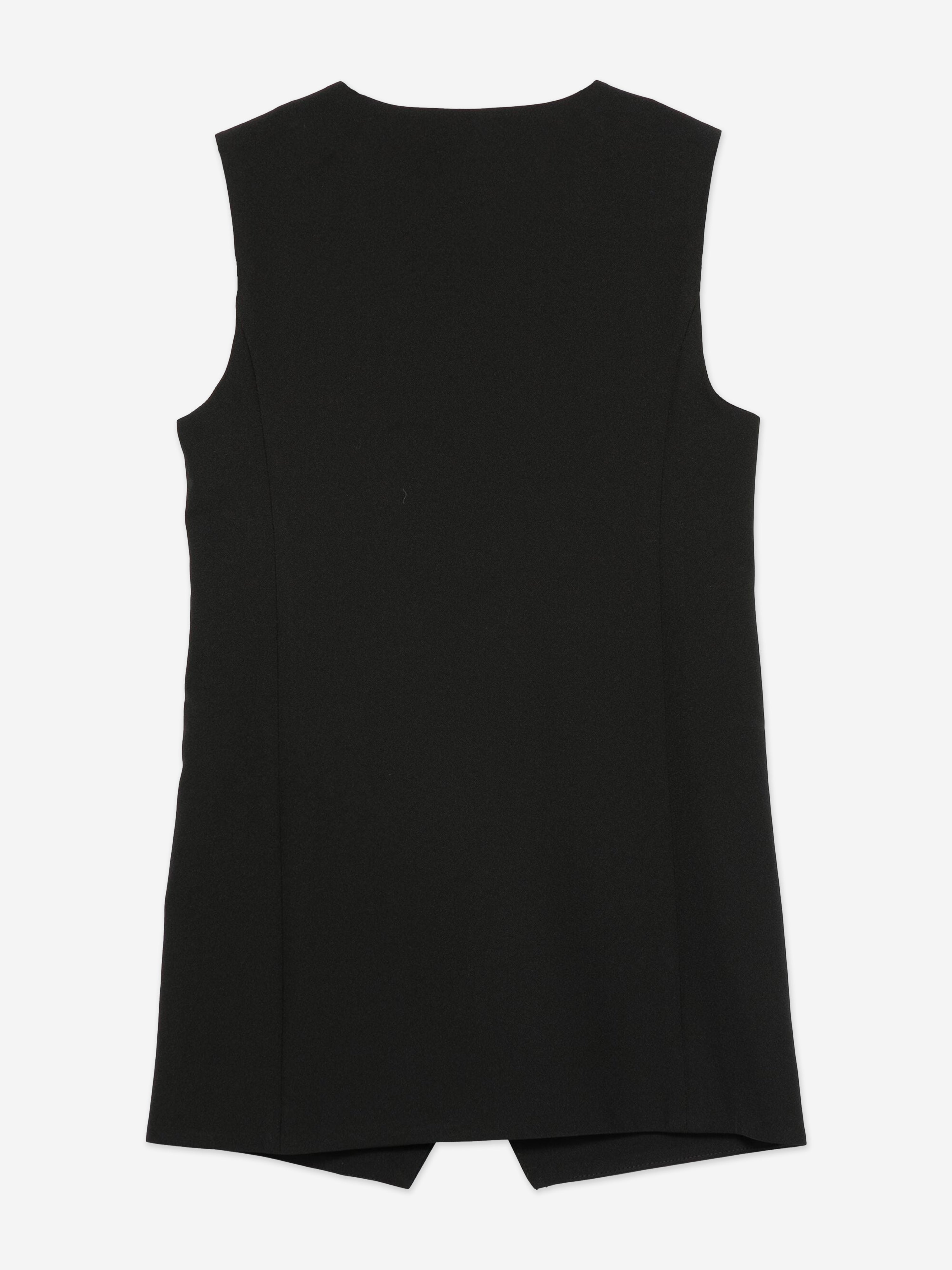 Girls Smiley Face Dress in Black