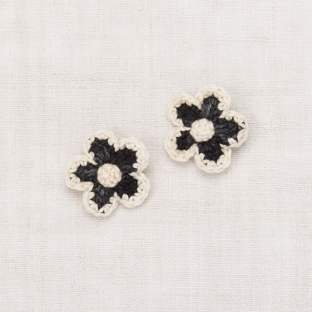 Girls White Flower Hair Clips