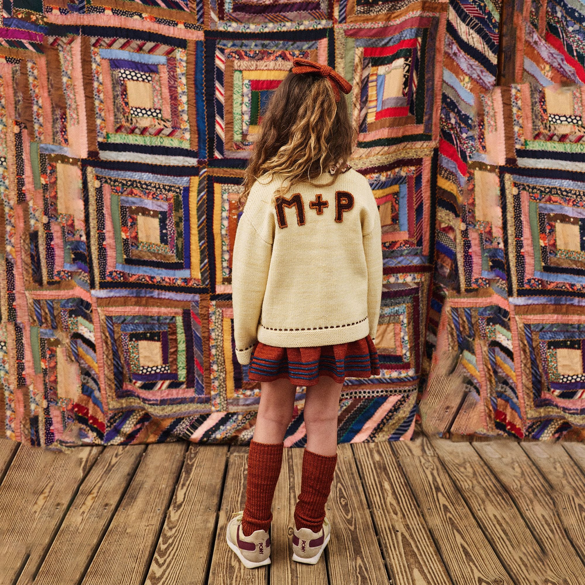 Boys & Girls White Wool Cardigan