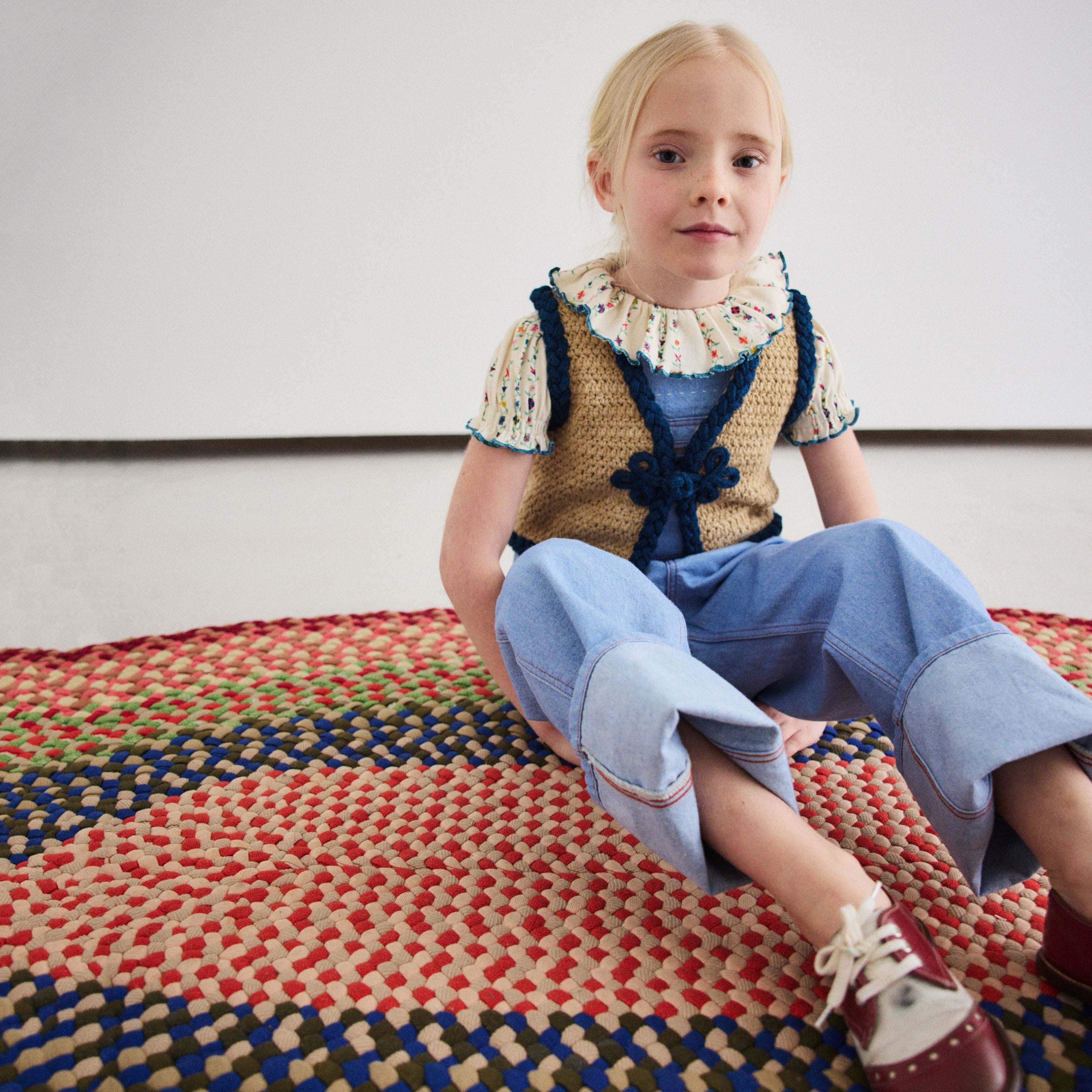Boys & Girls Sand Knit Gilet