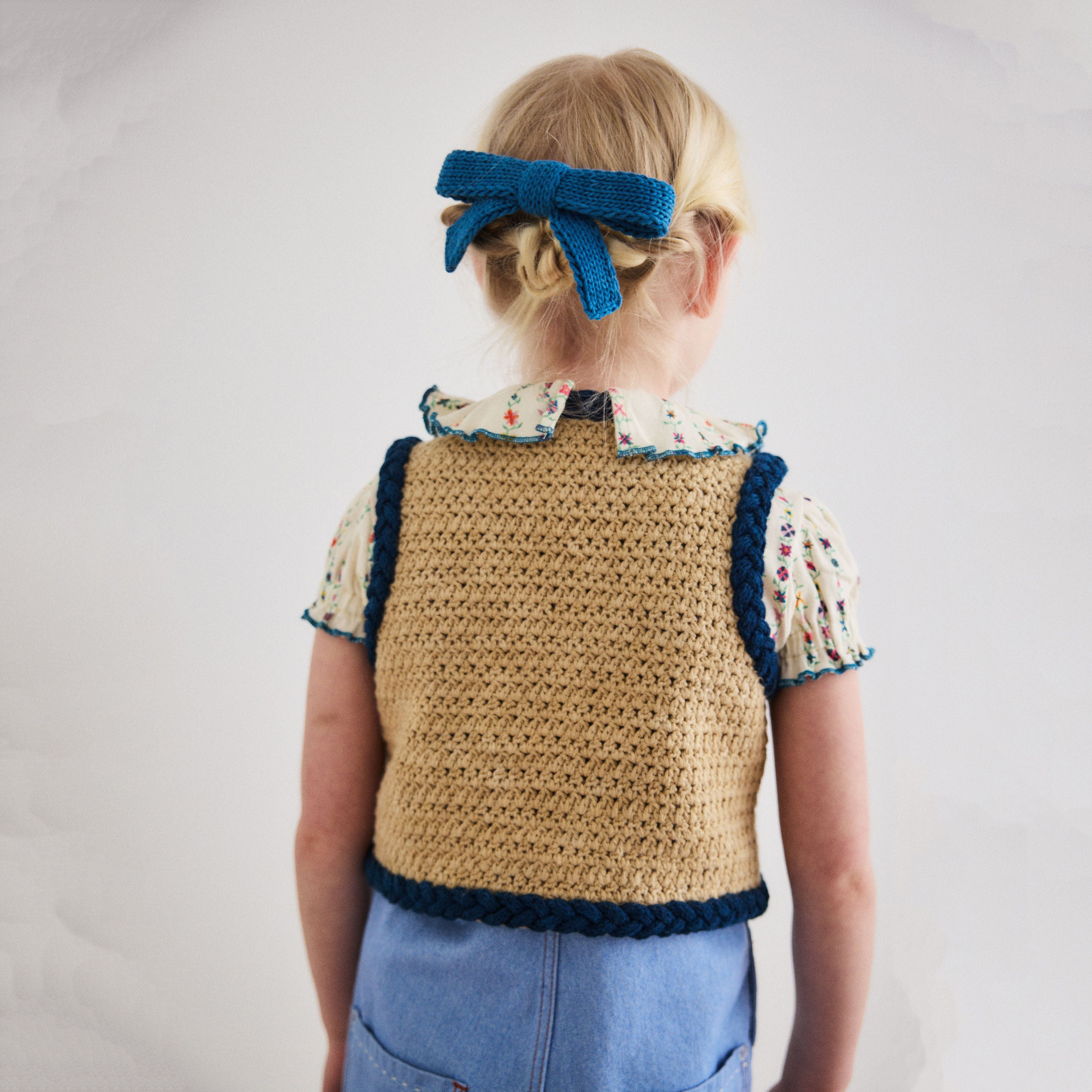 Boys & Girls Sand Knit Gilet