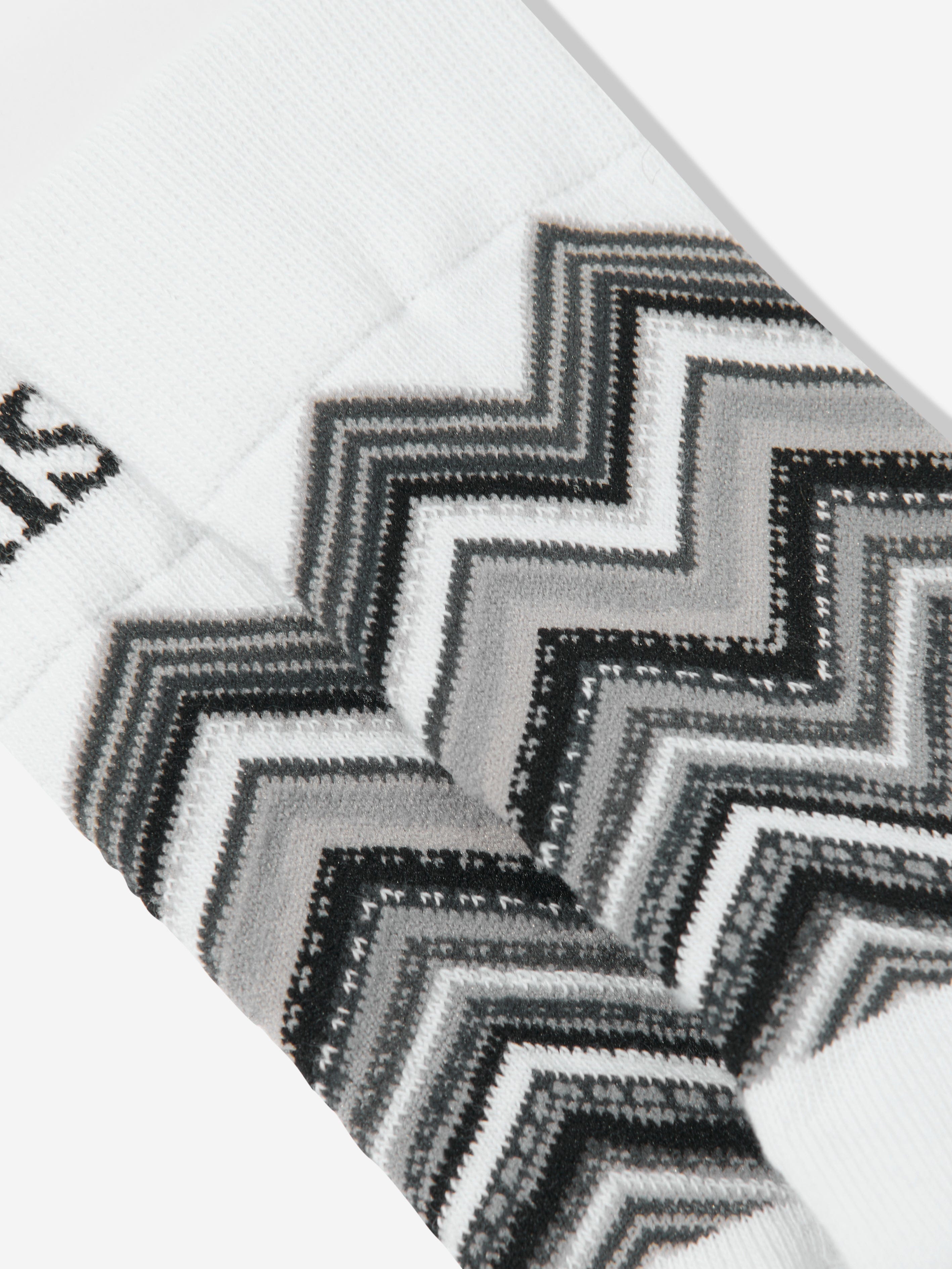 Missoni Kids Zigzag Socks in Black