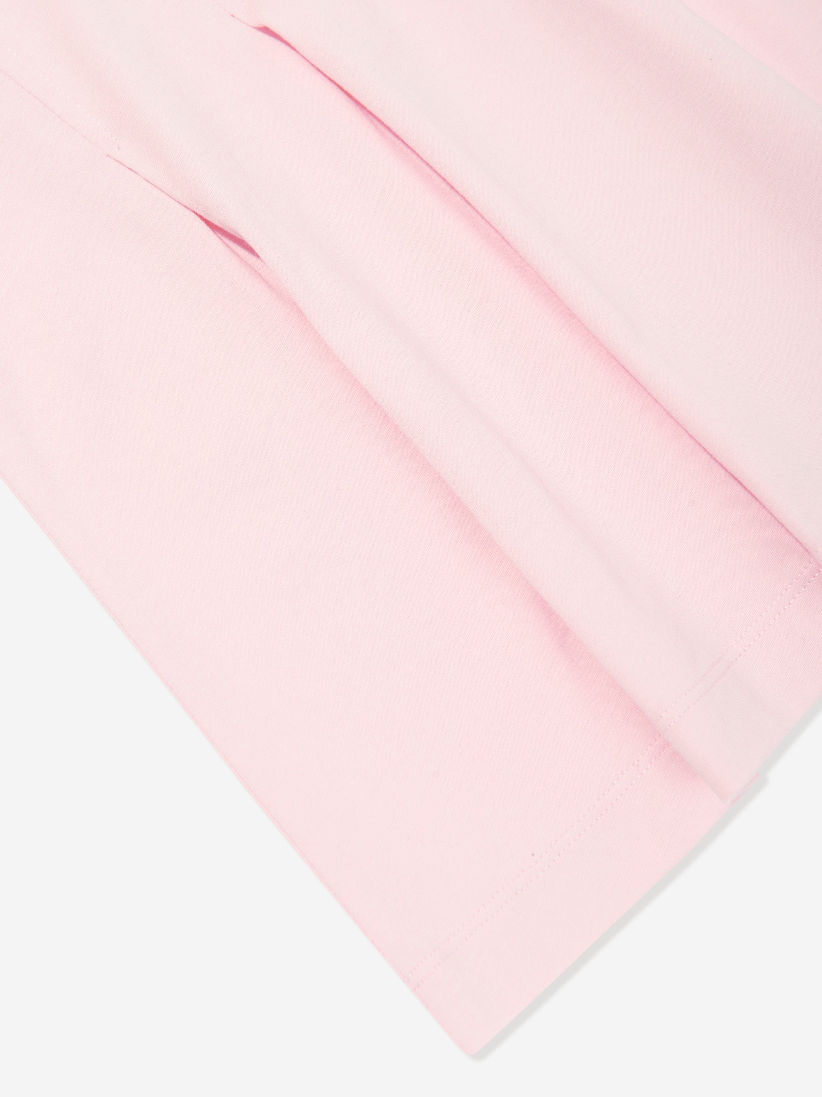 Missoni Girls Logo Jersey Dress in Pink