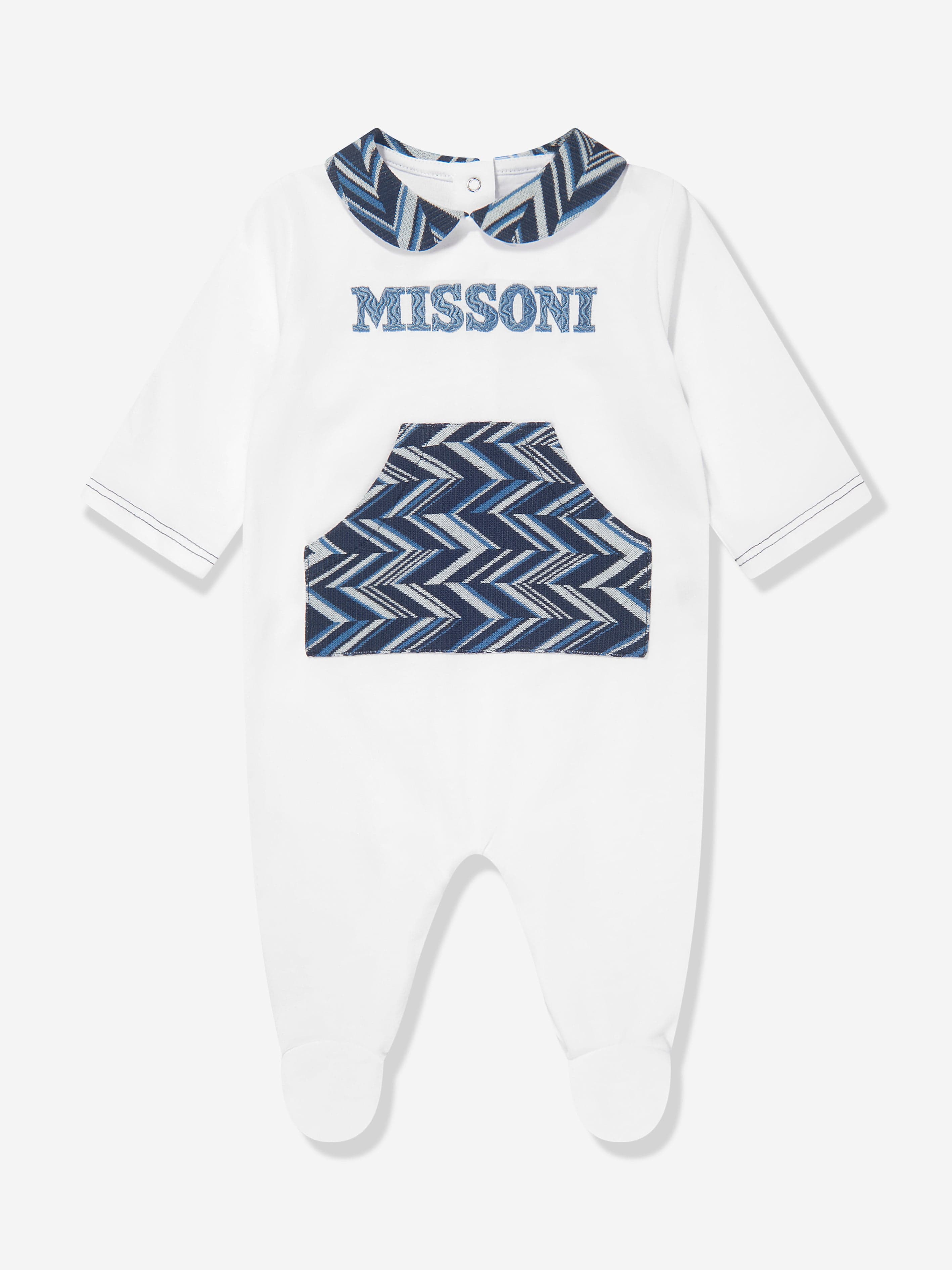 Missoni Baby Boys Babygrow Gift Set in Whtie