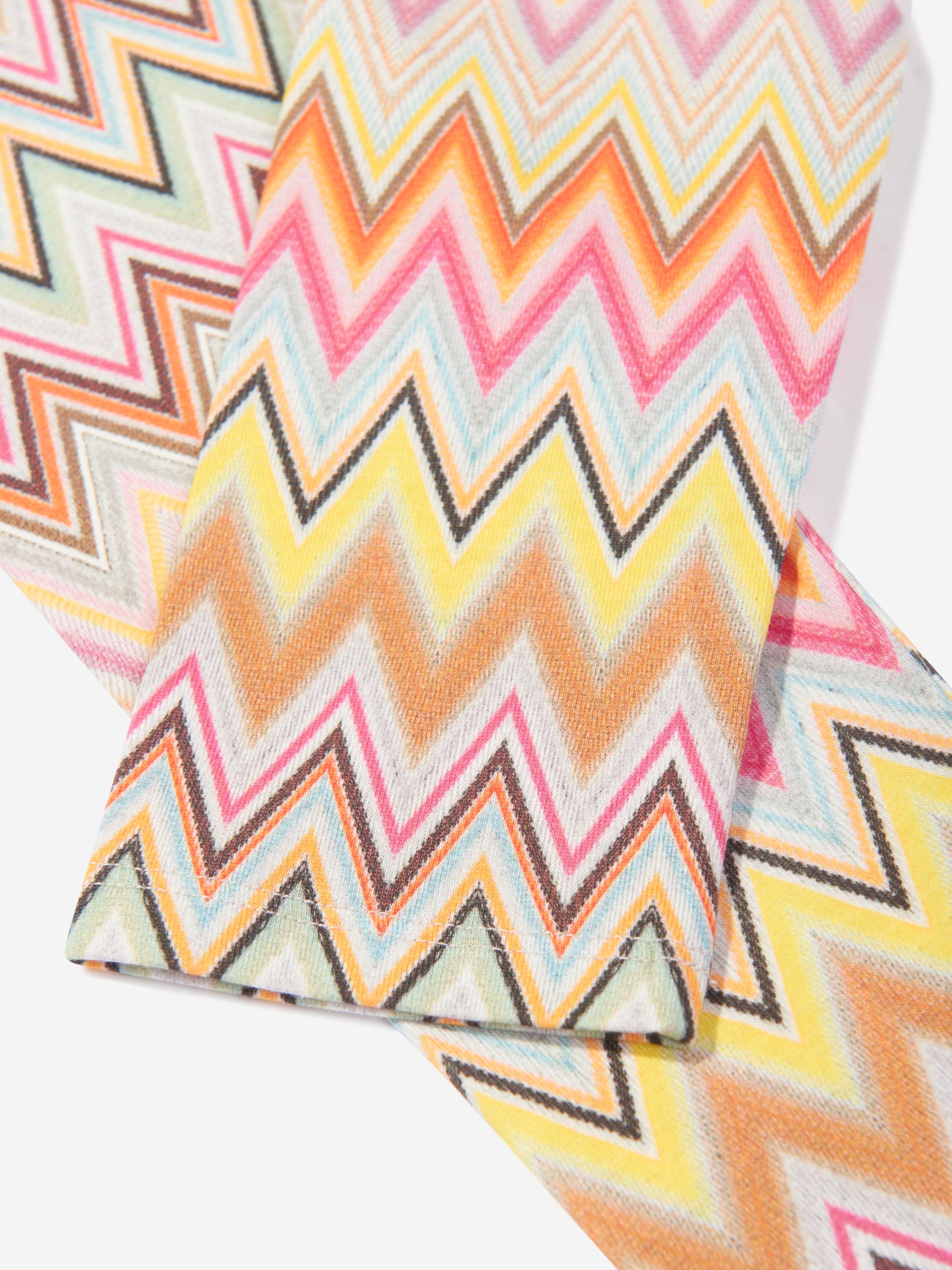 Missoni Girls Zigzag Leggings in Multicolour