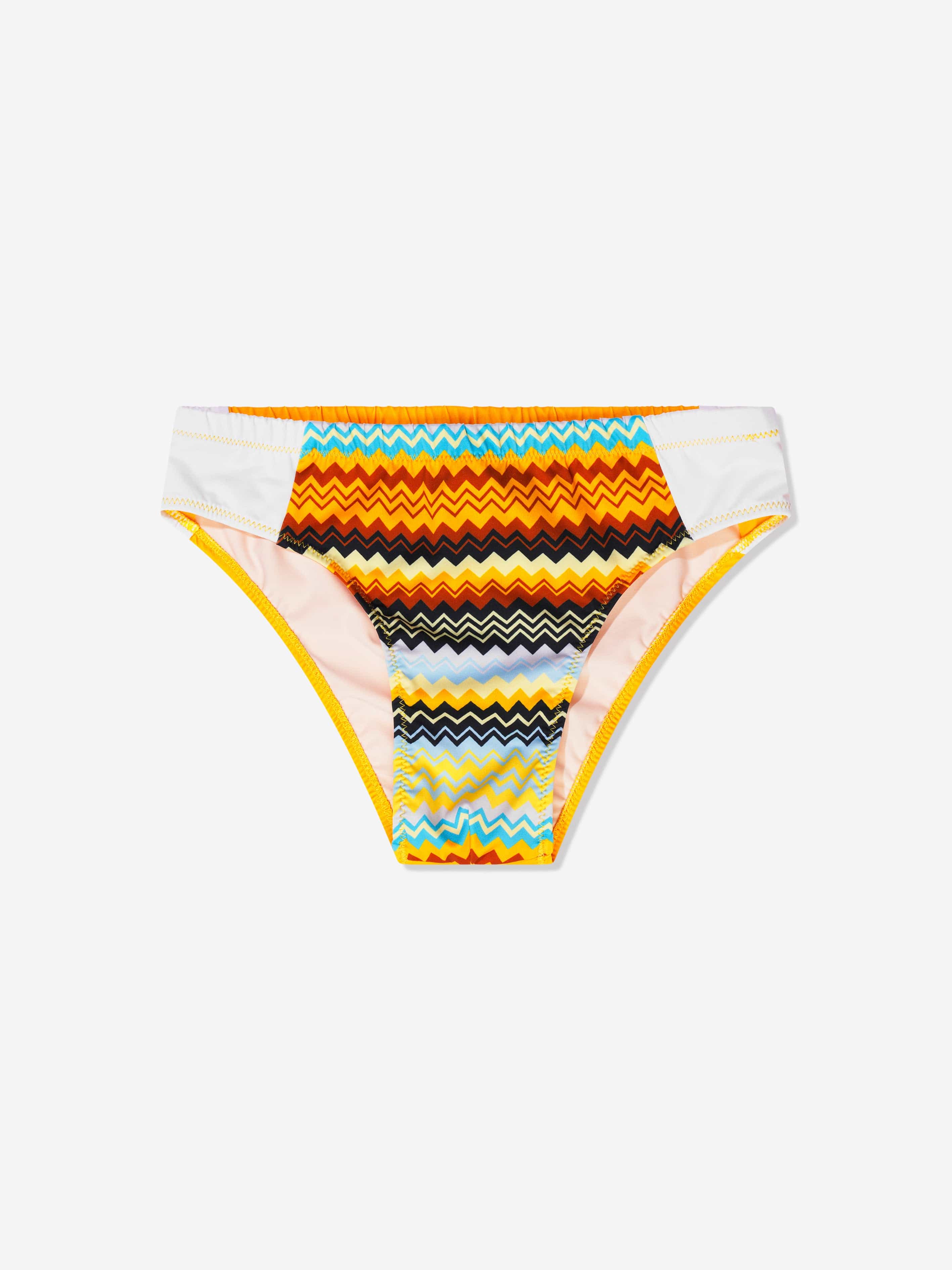 Missoni Boys Logo Swimming Briefs in Multicolor