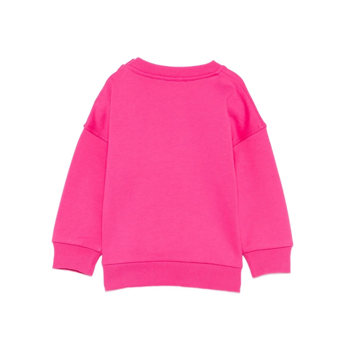 Baby Girls Fuchsia Bear Printed Cotton Sweatshirt