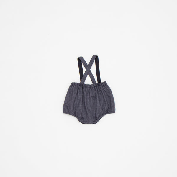 Baby Boys & Girls Charcoal Strap Shorts