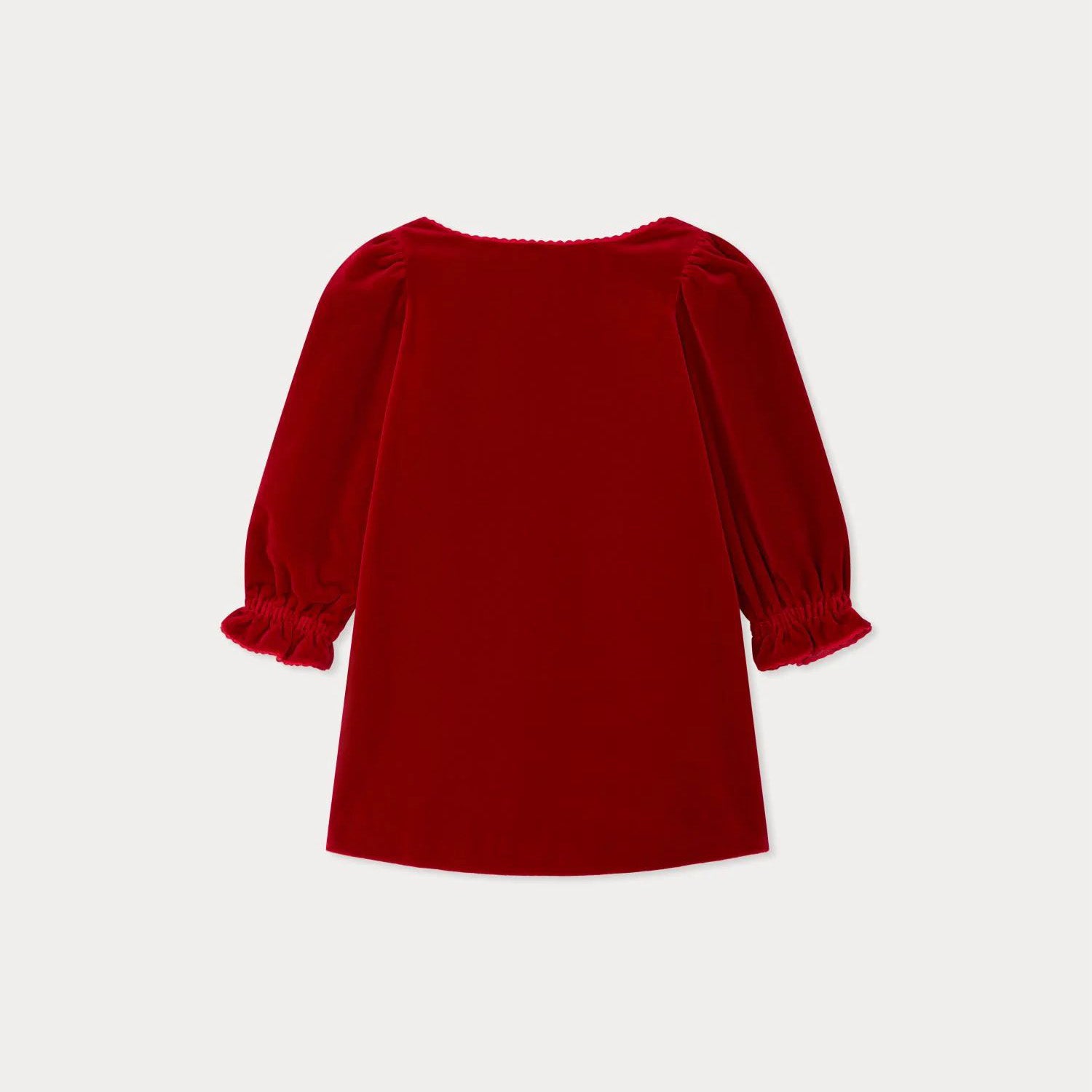 Girls Rouge Velvet Dress