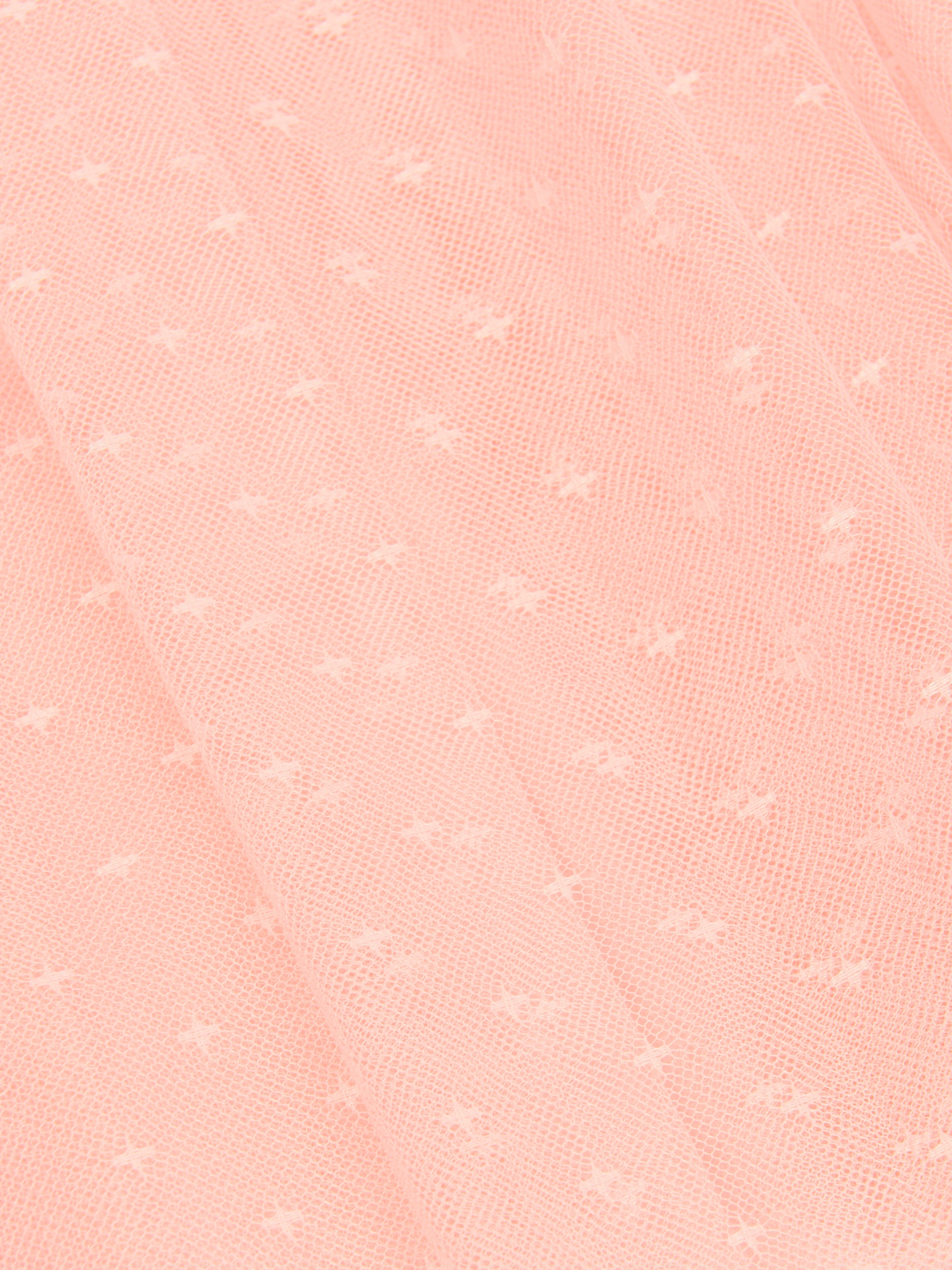 Needle & Thread Girls Posy Bodice Dress in Pink