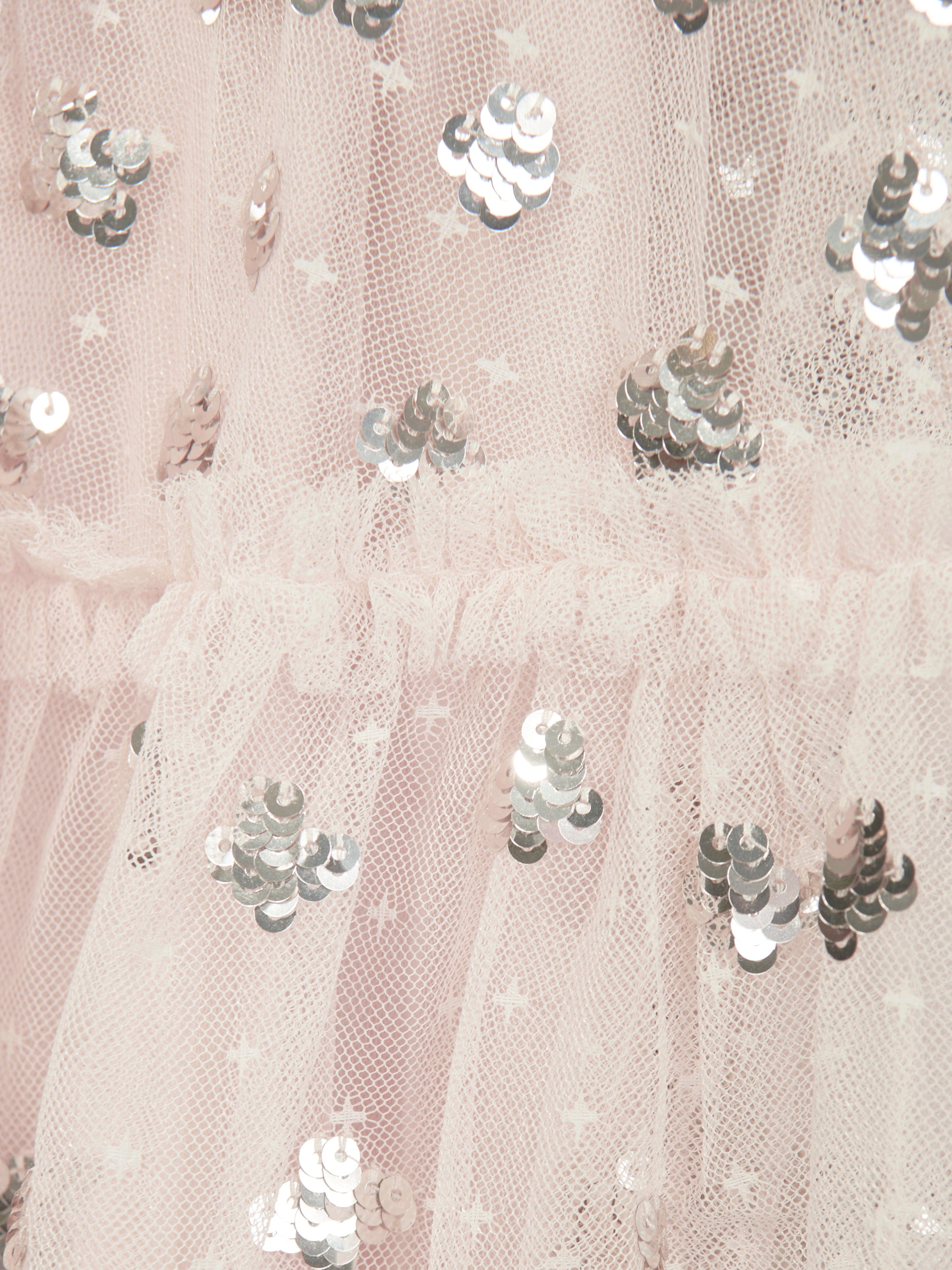 Needle & Thread Girls Glisten Tulle Dress in Pink