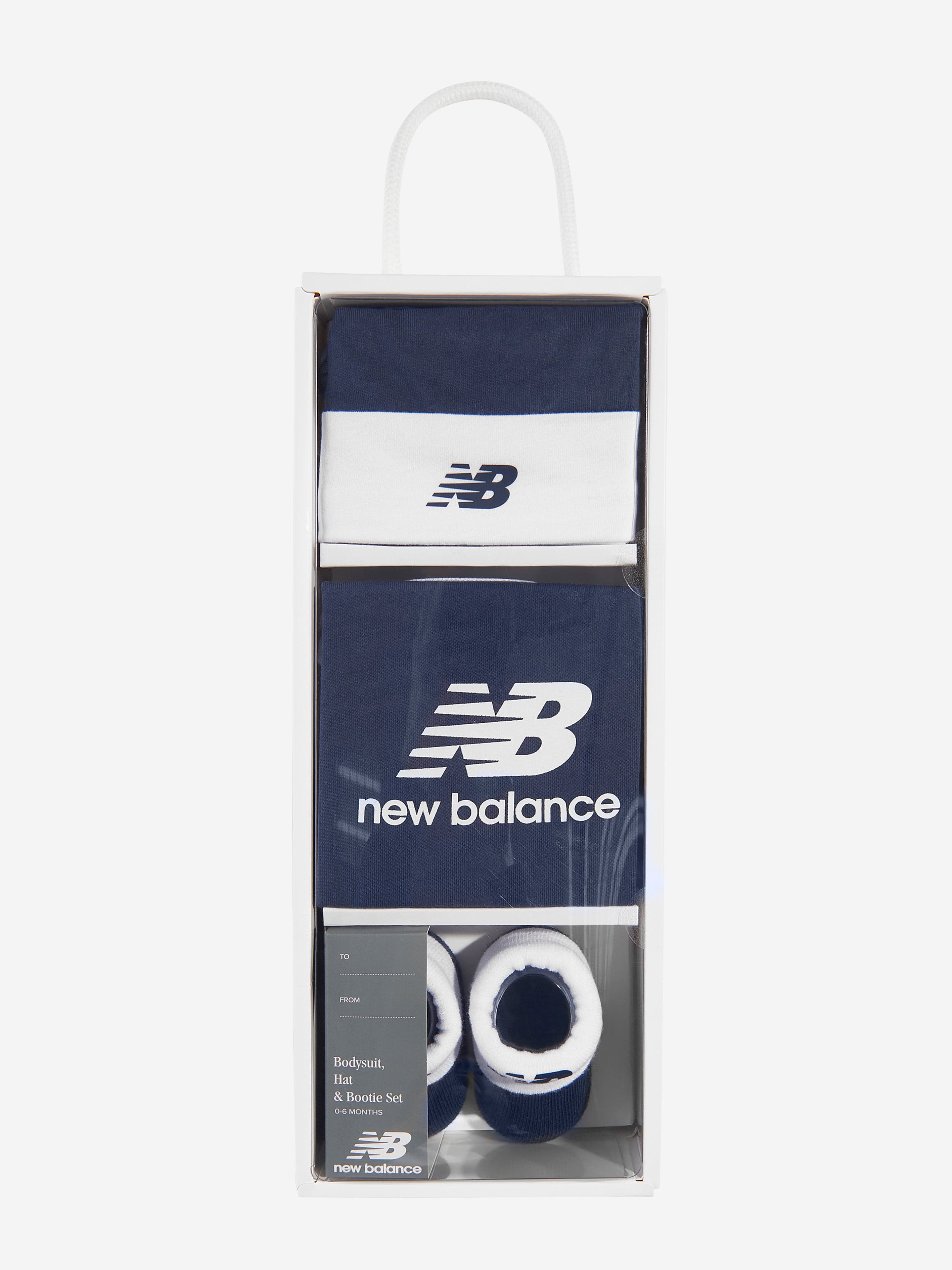 New Balance Baby Boys Bodysuit Gift Set in Navy