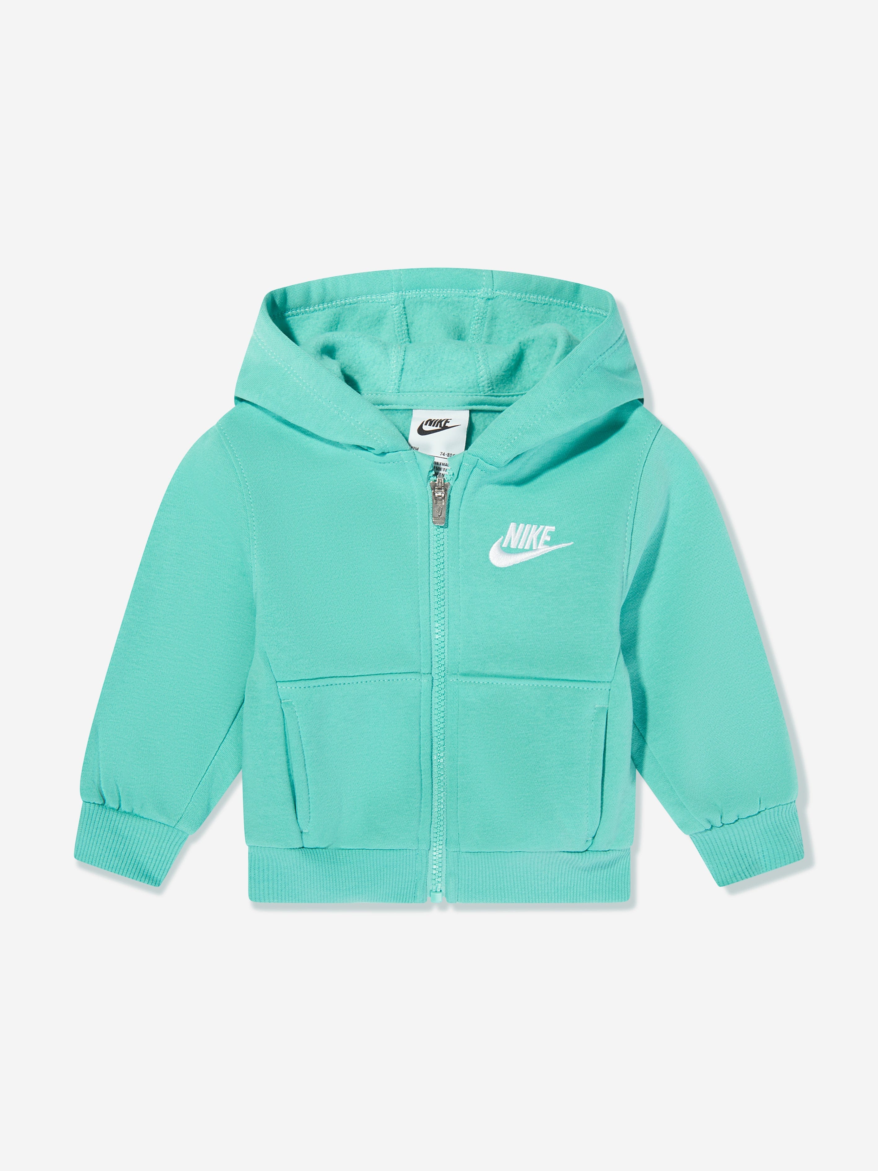 Baby Girls LBR Full Zip Club Tracksuit in Green